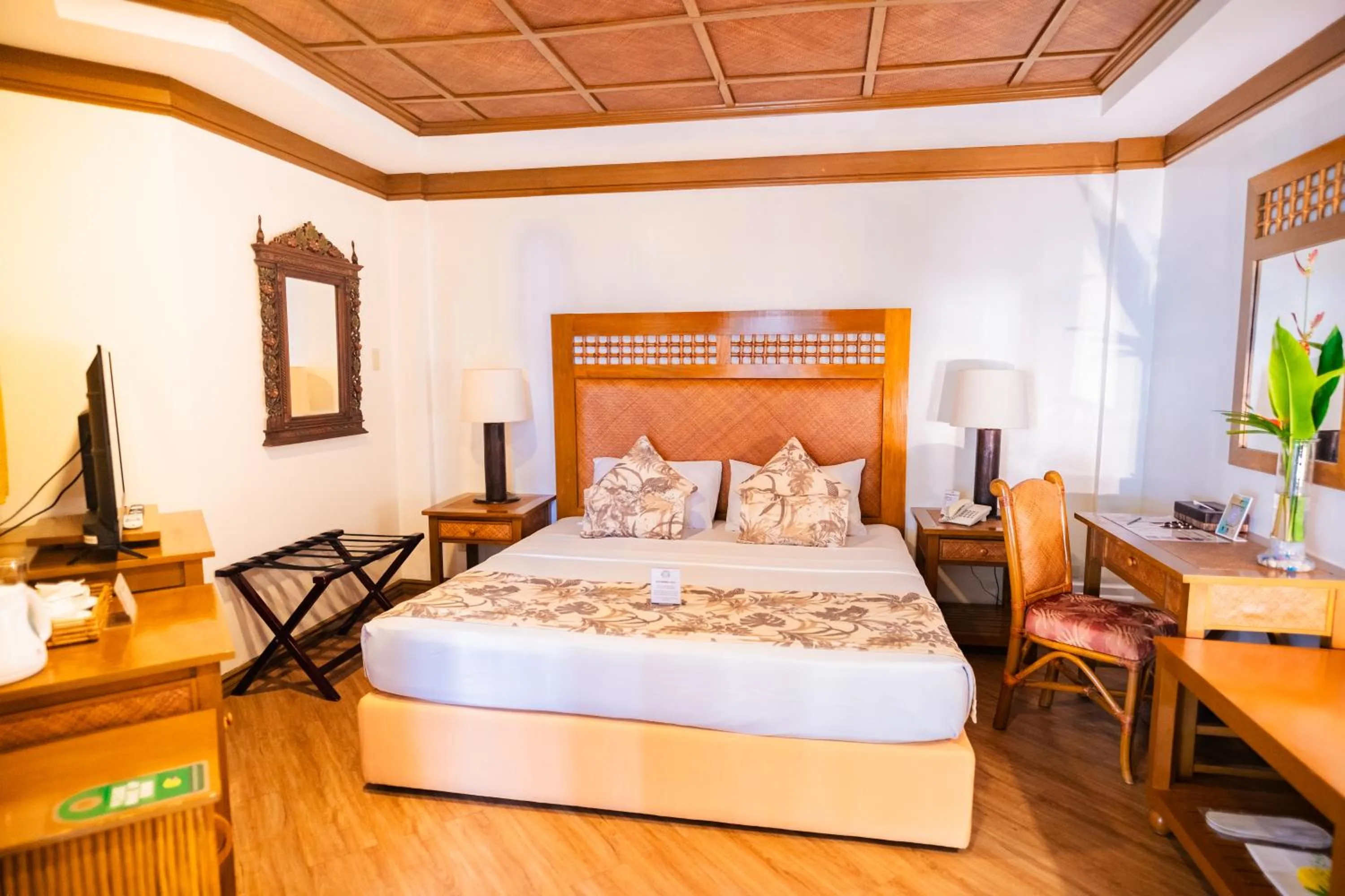 Bed in Boracay Tropics Resort Hotel