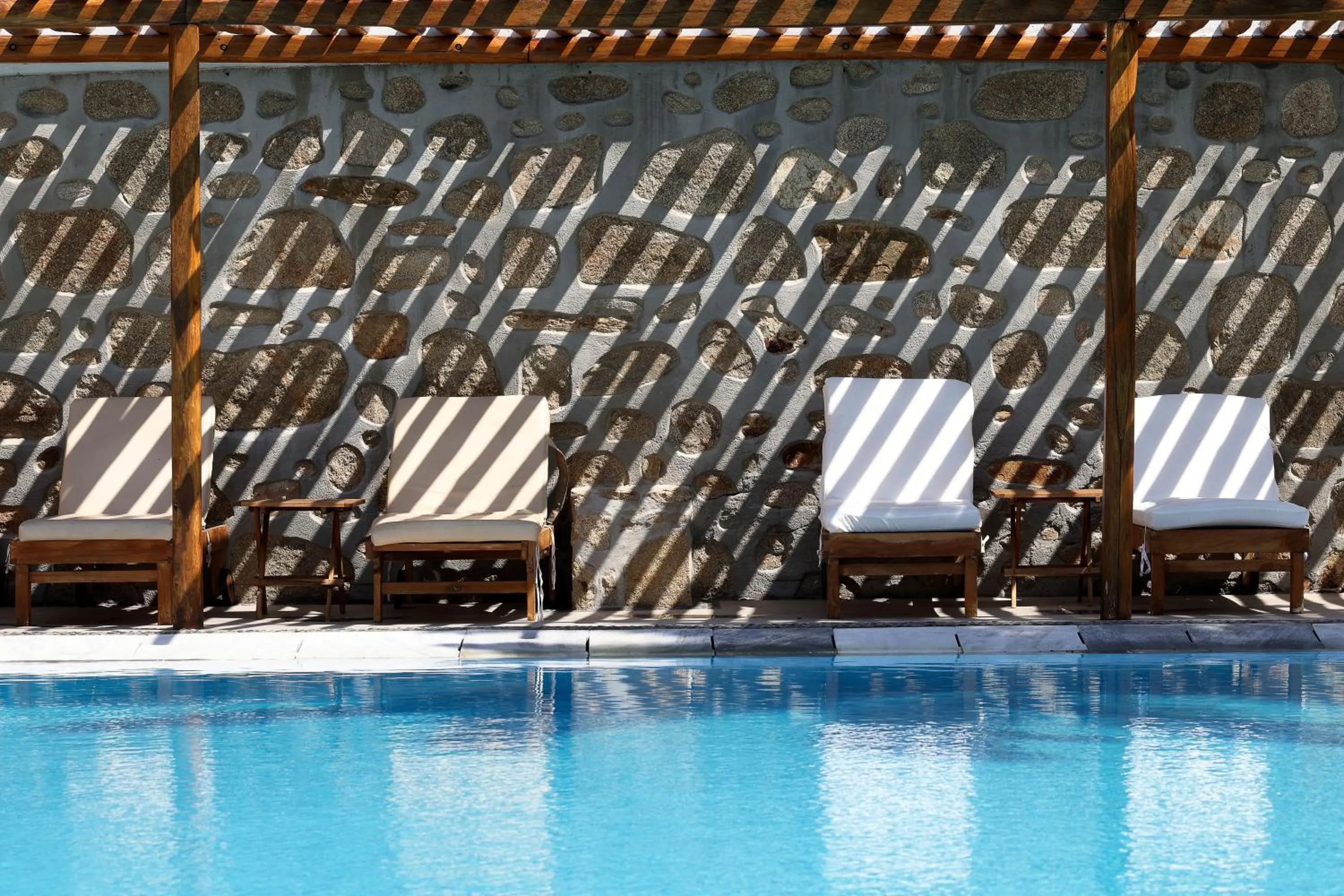 Swimming pool in Poseidon Hotel Suites