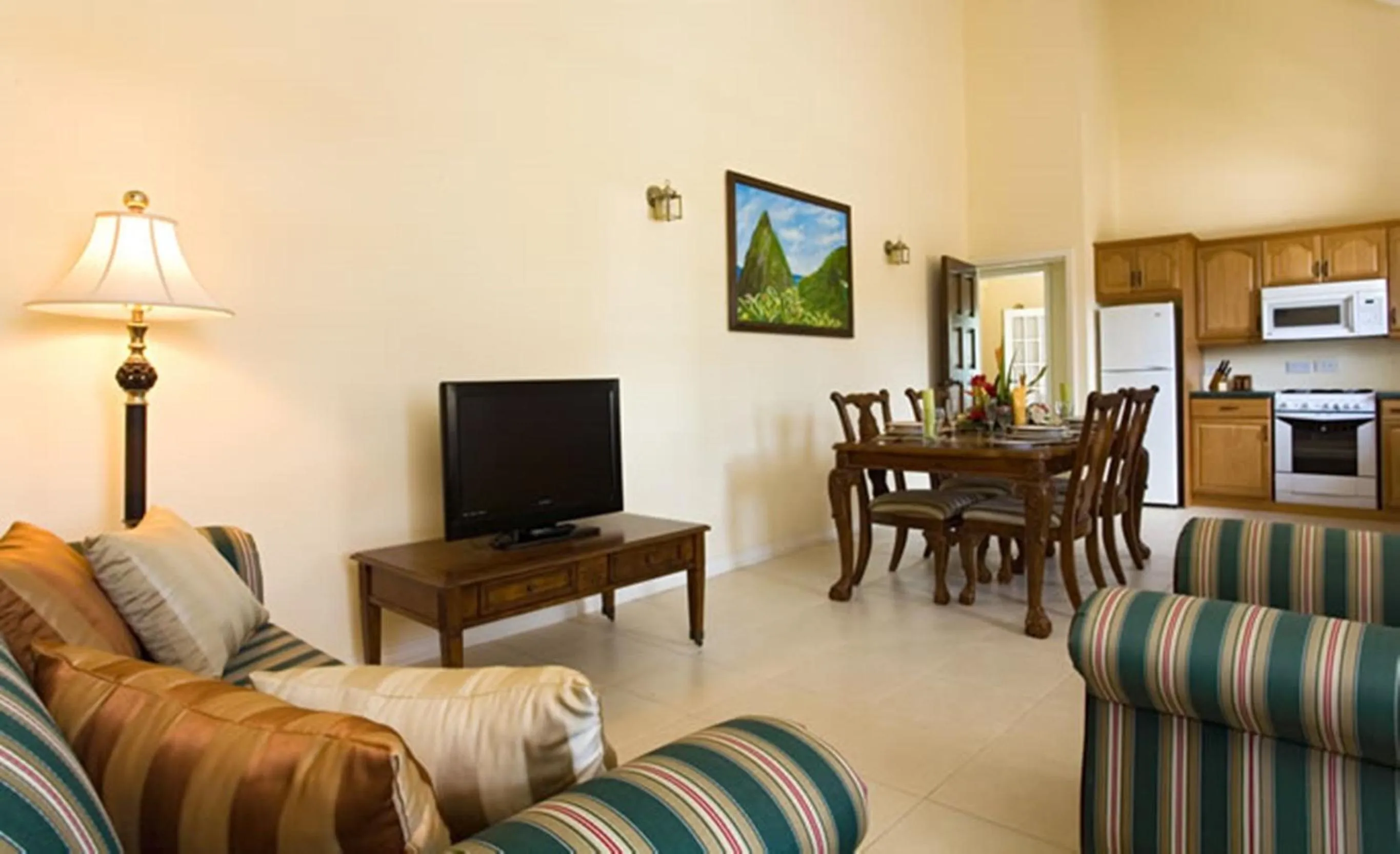 Living room in Villa Beach Cottages