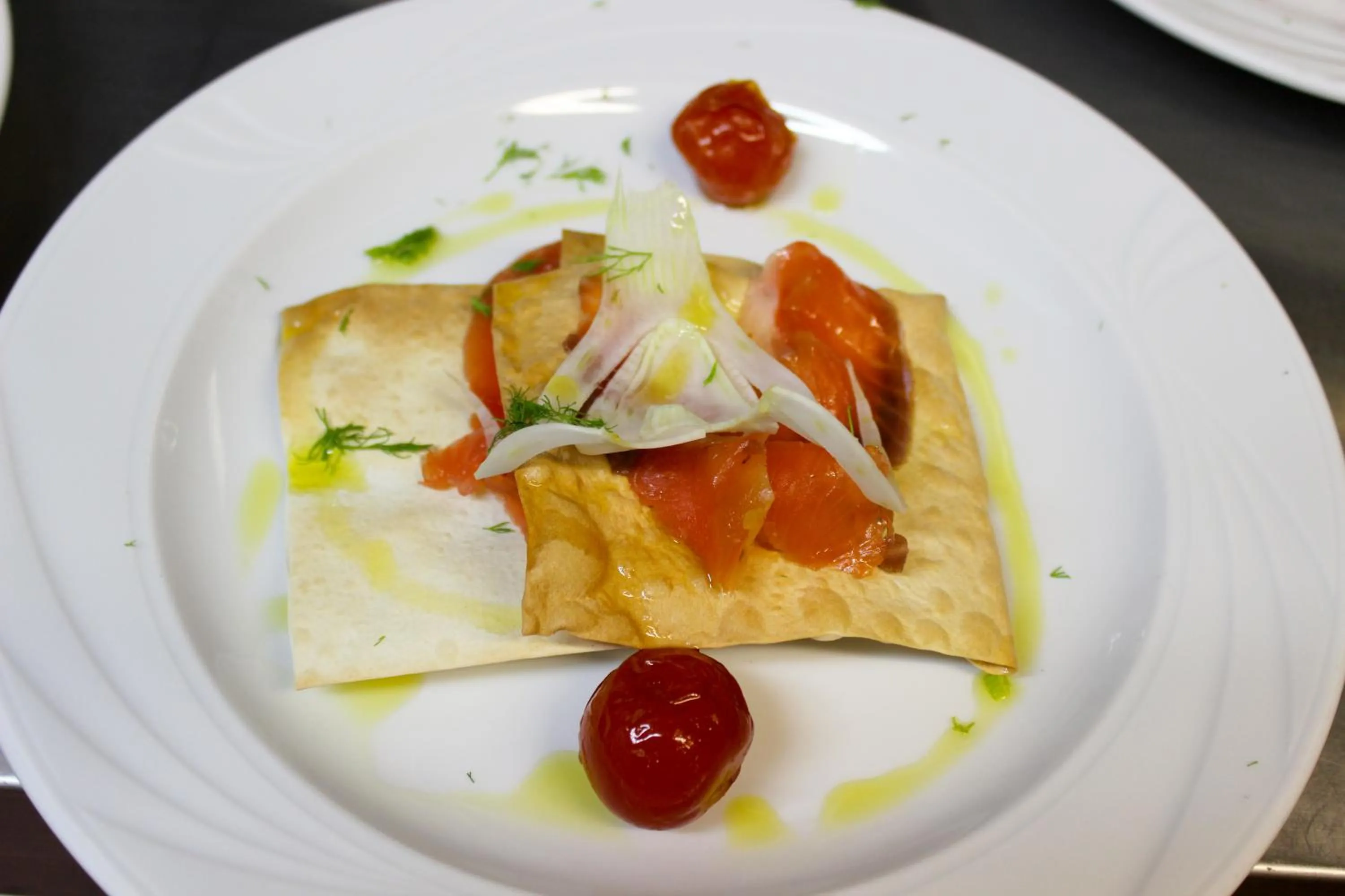 Food close-up in Locanda degli Ulivi