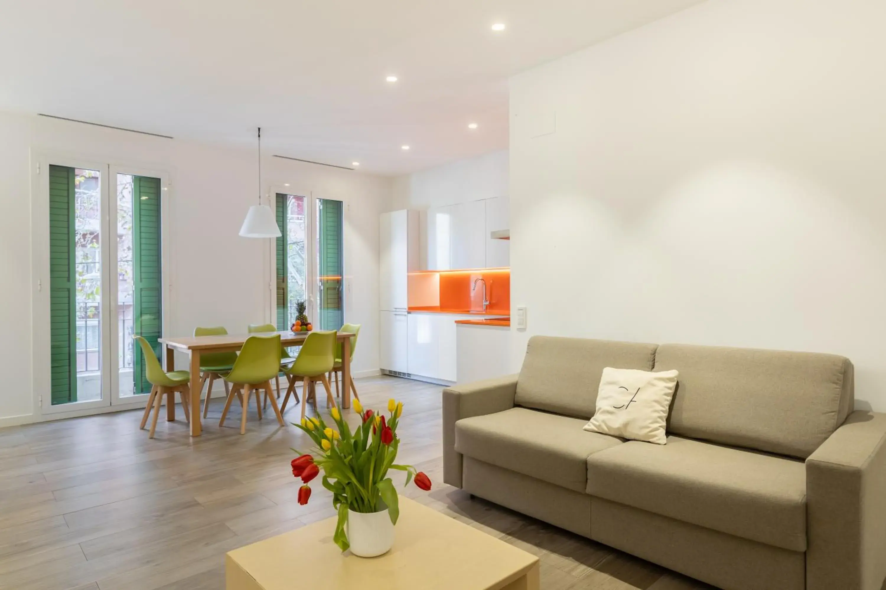 Living room in Cosmo Apartments Marina – Auditori Living room in Cosmo Apartments Marina – Auditori