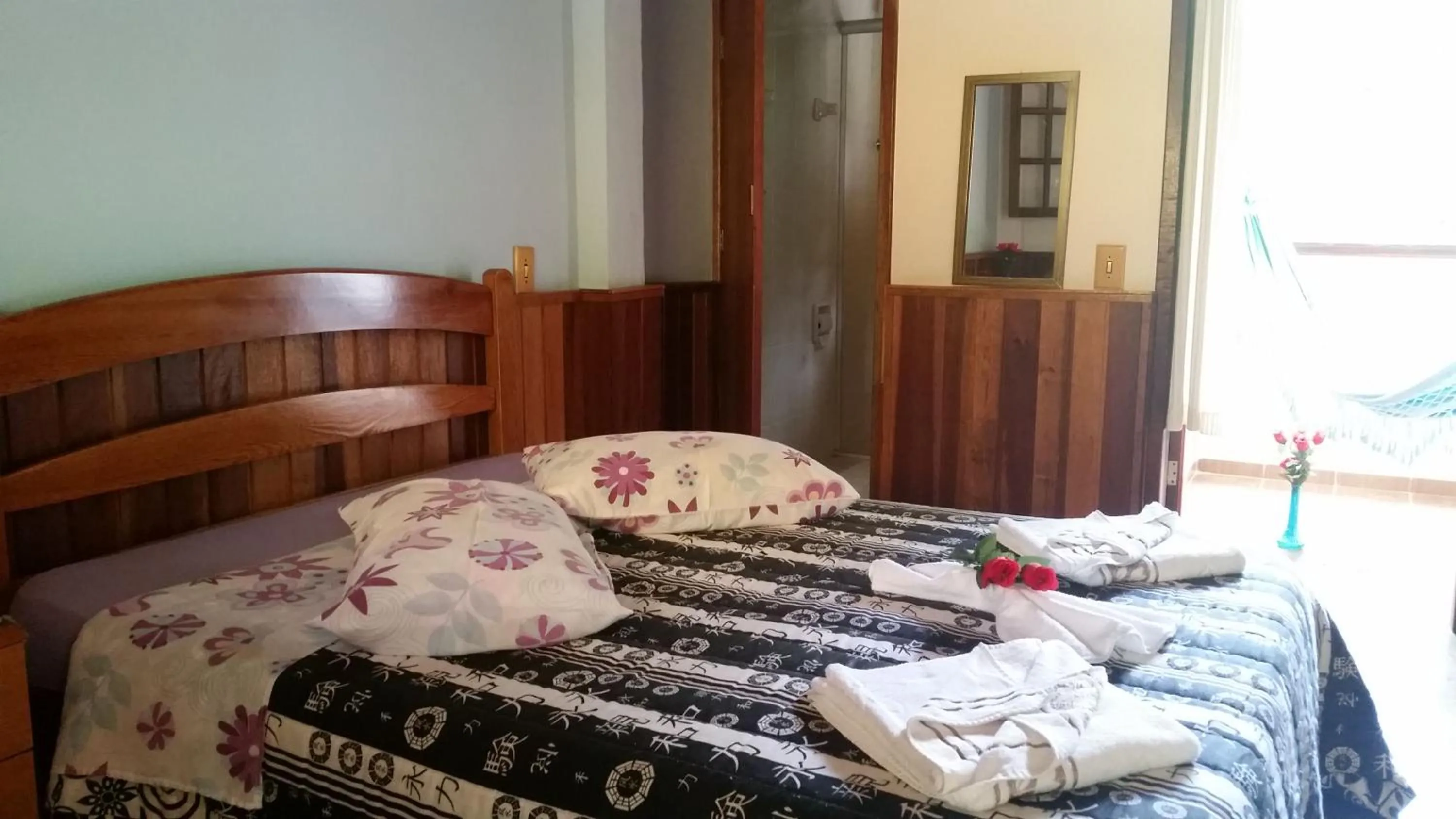 Bed in Pousada Sol Nascente