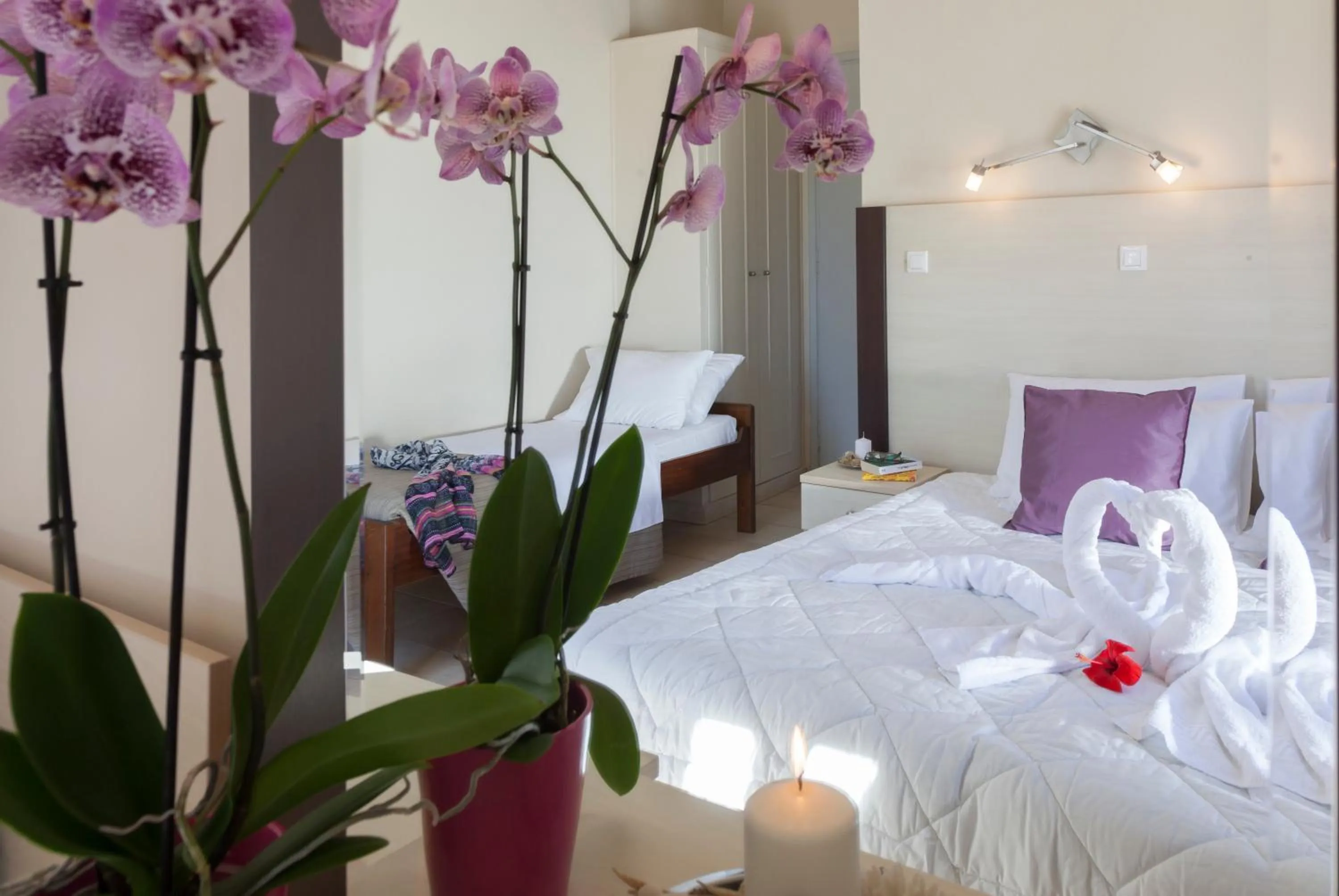 Bed in Francoise Hotel