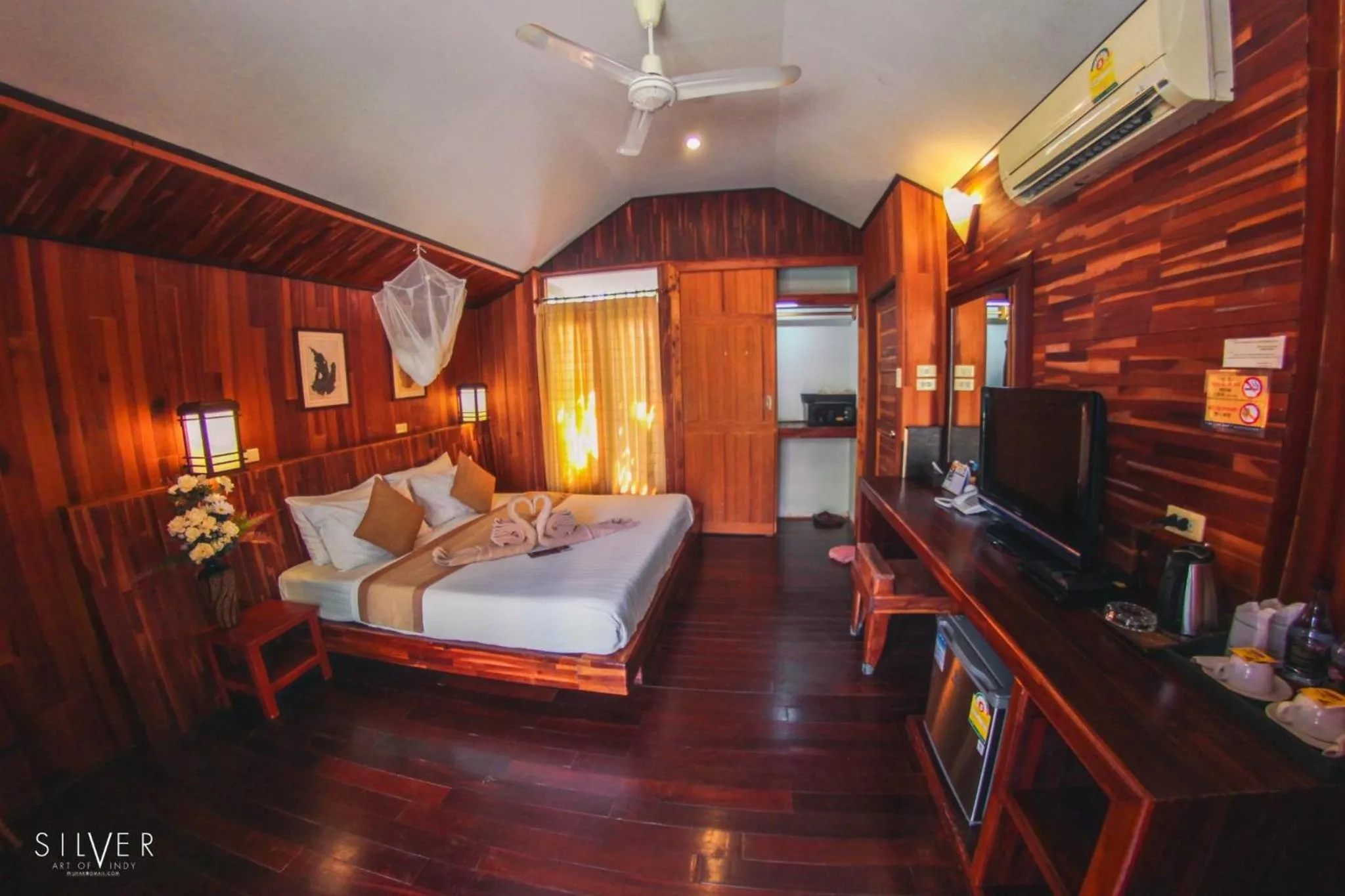 Bed in Bundhaya Resort
