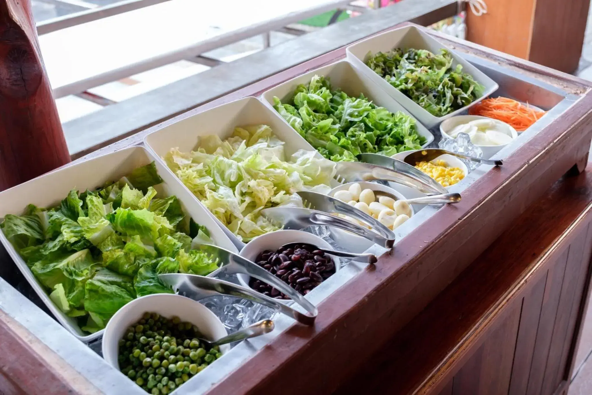 Buffet breakfast in Bundhaya Resort Buffet breakfast in Bundhaya Resort