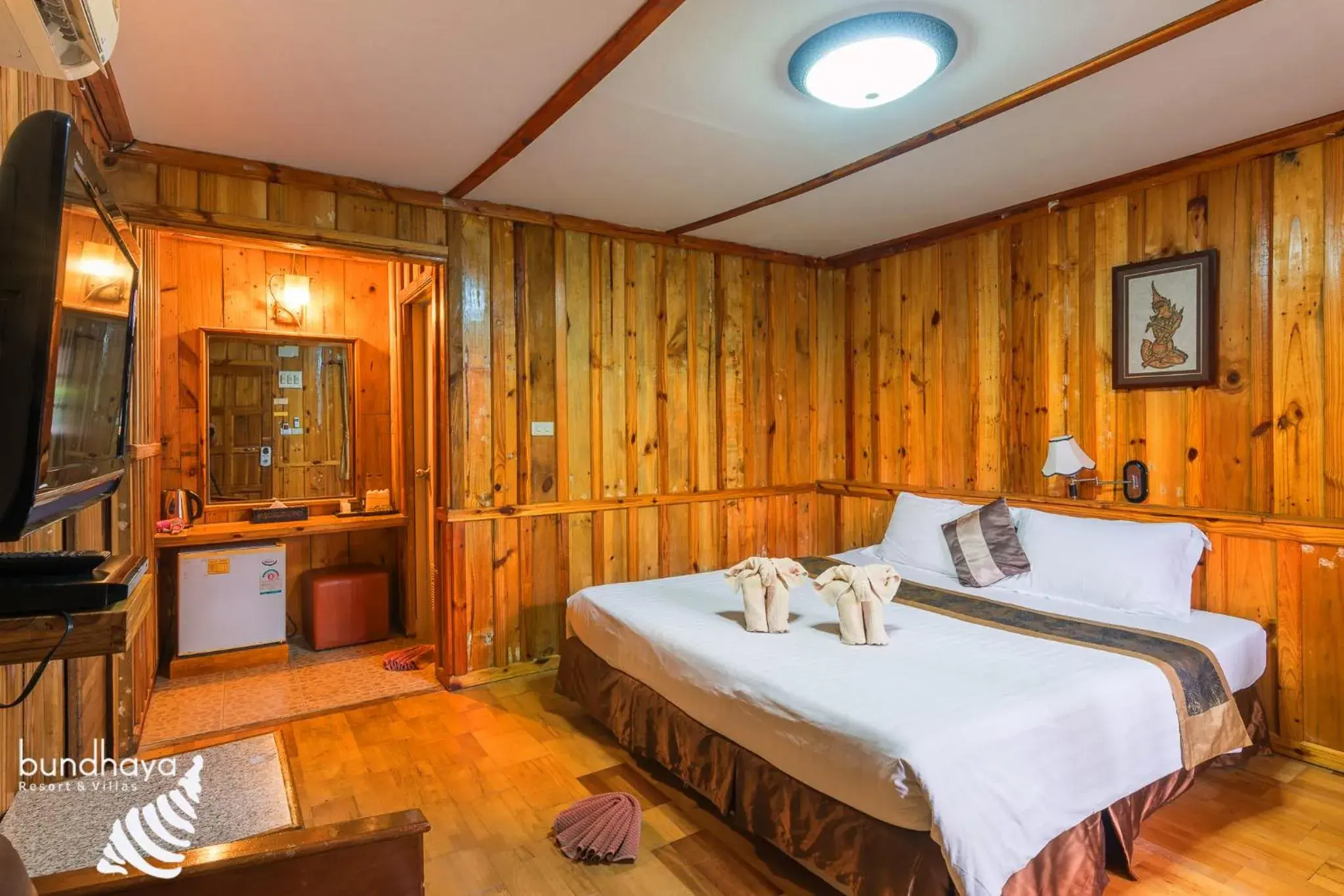 Bed in Bundhaya Resort Bed in Bundhaya Resort