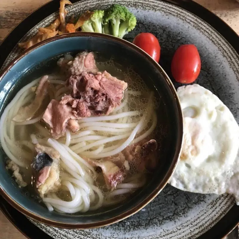 Breakfast in Shangri-La Karesansui Hotel