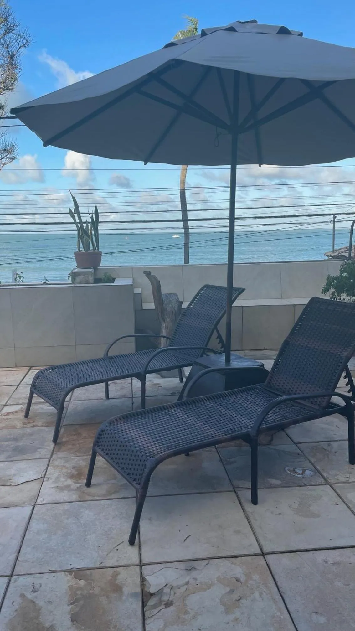 Pool view in Hotel Pousada Azzurra