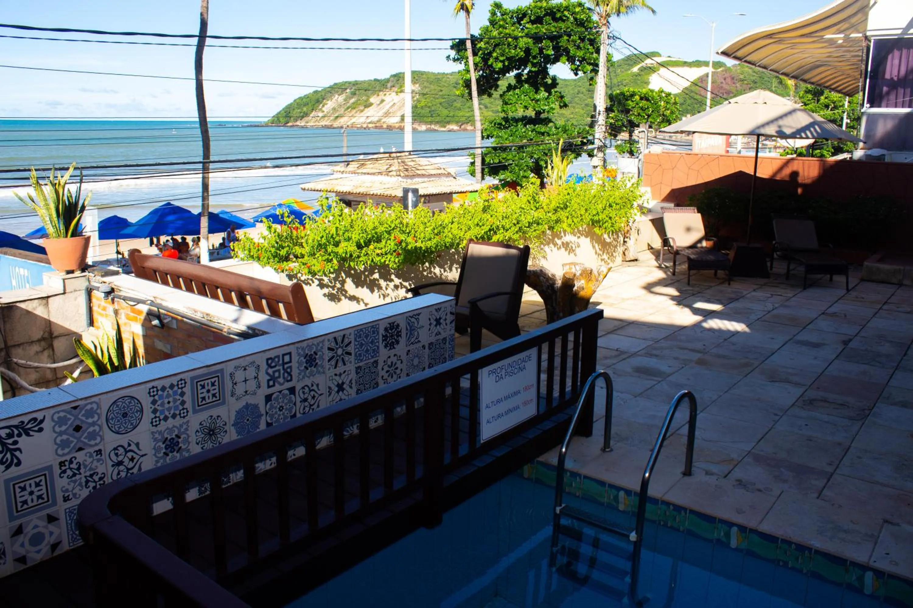 Sea view in Hotel Pousada Azzurra