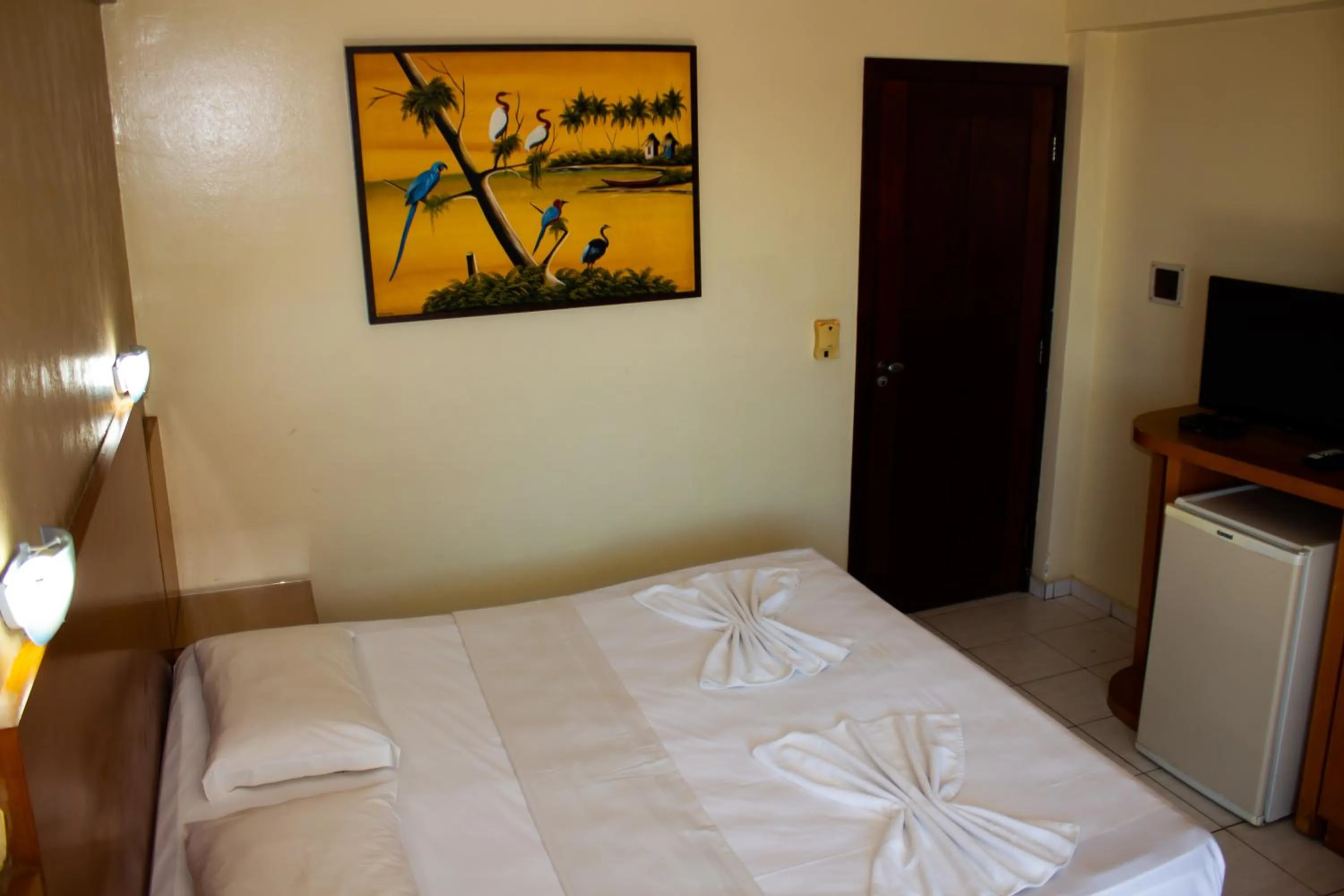 oven, Bed in Hotel Pousada Azzurra