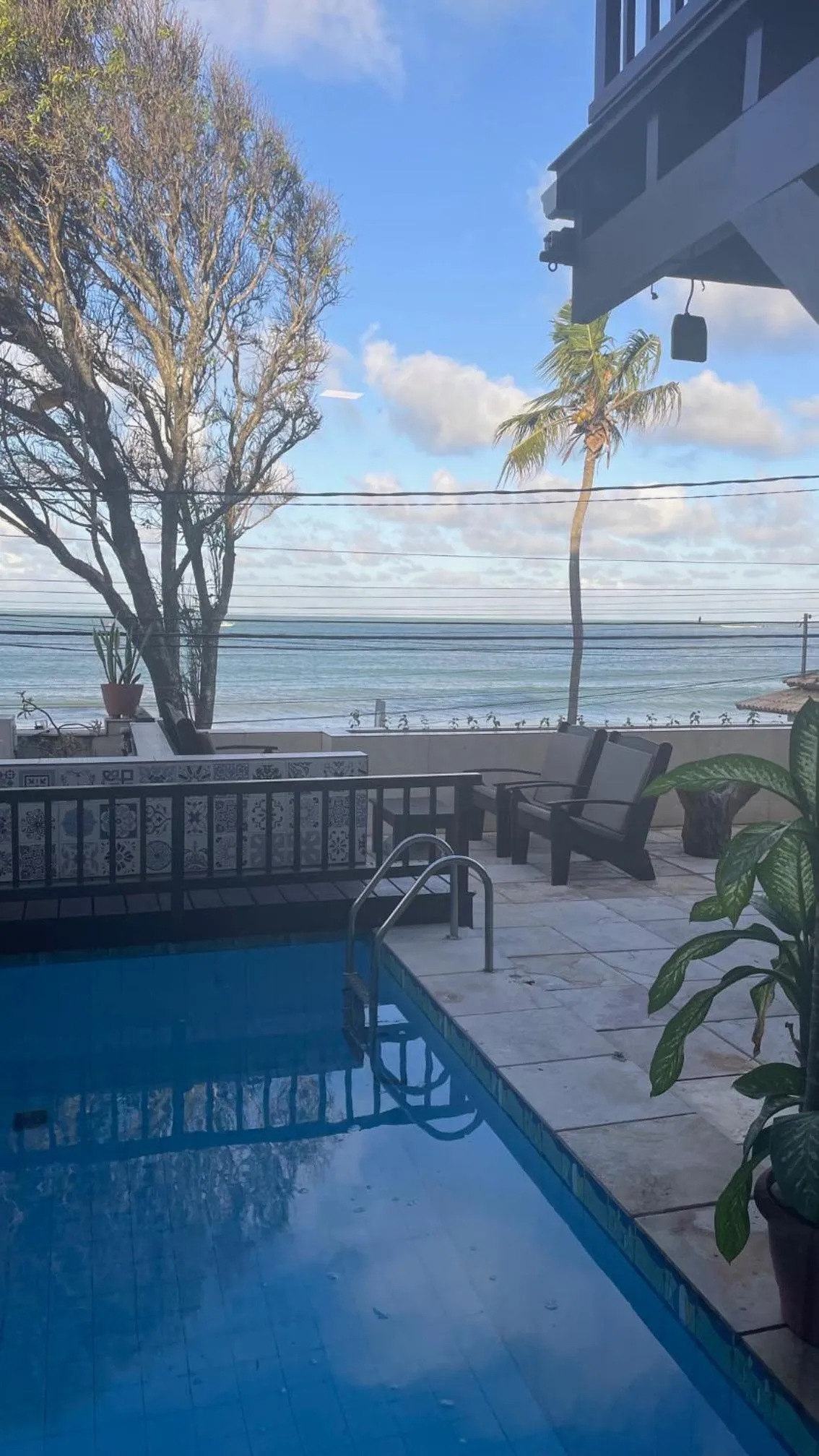 Swimming pool in Hotel Pousada Azzurra
