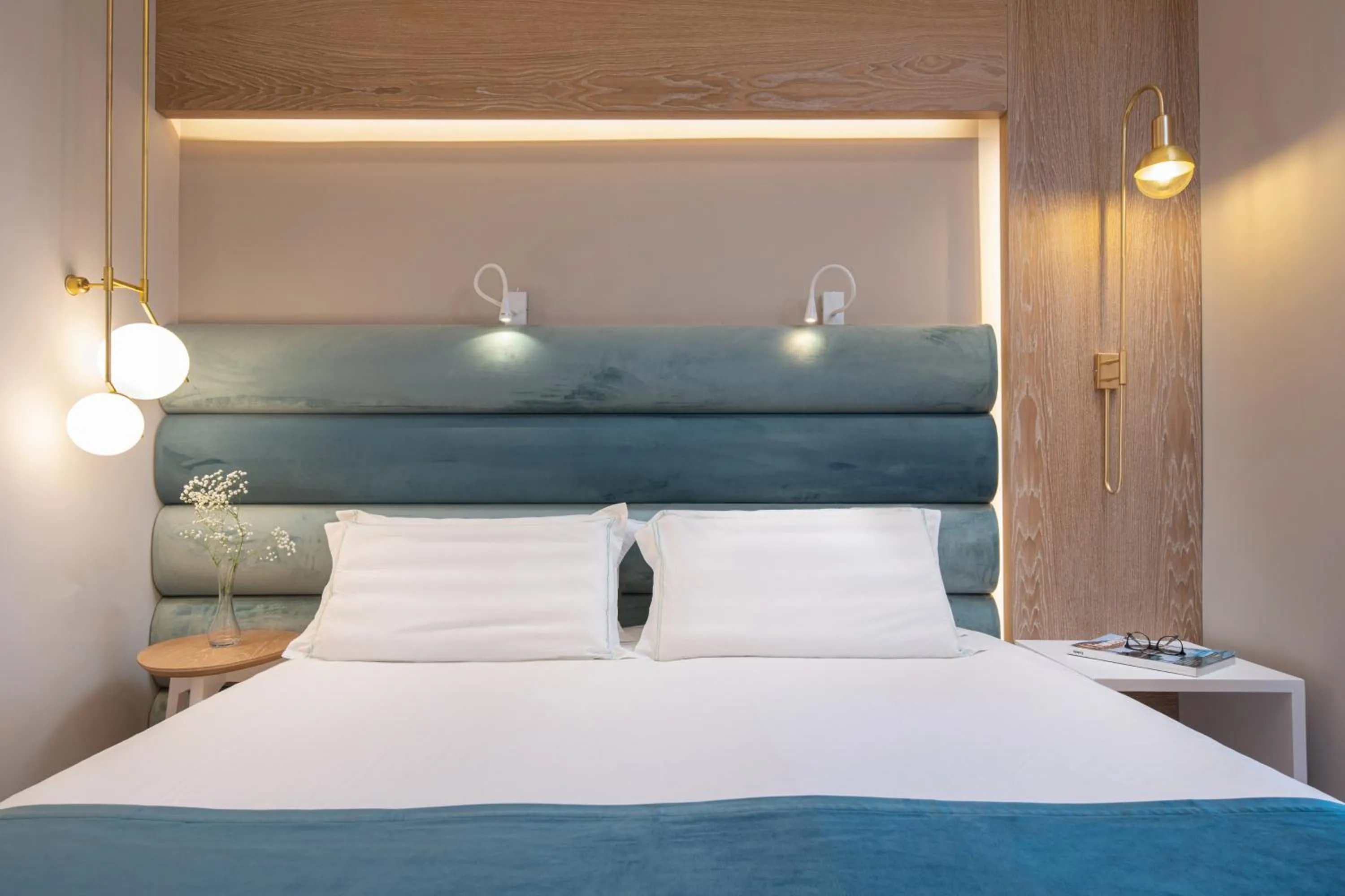Bed in Anthemus Sea Beach Hotel and Spa