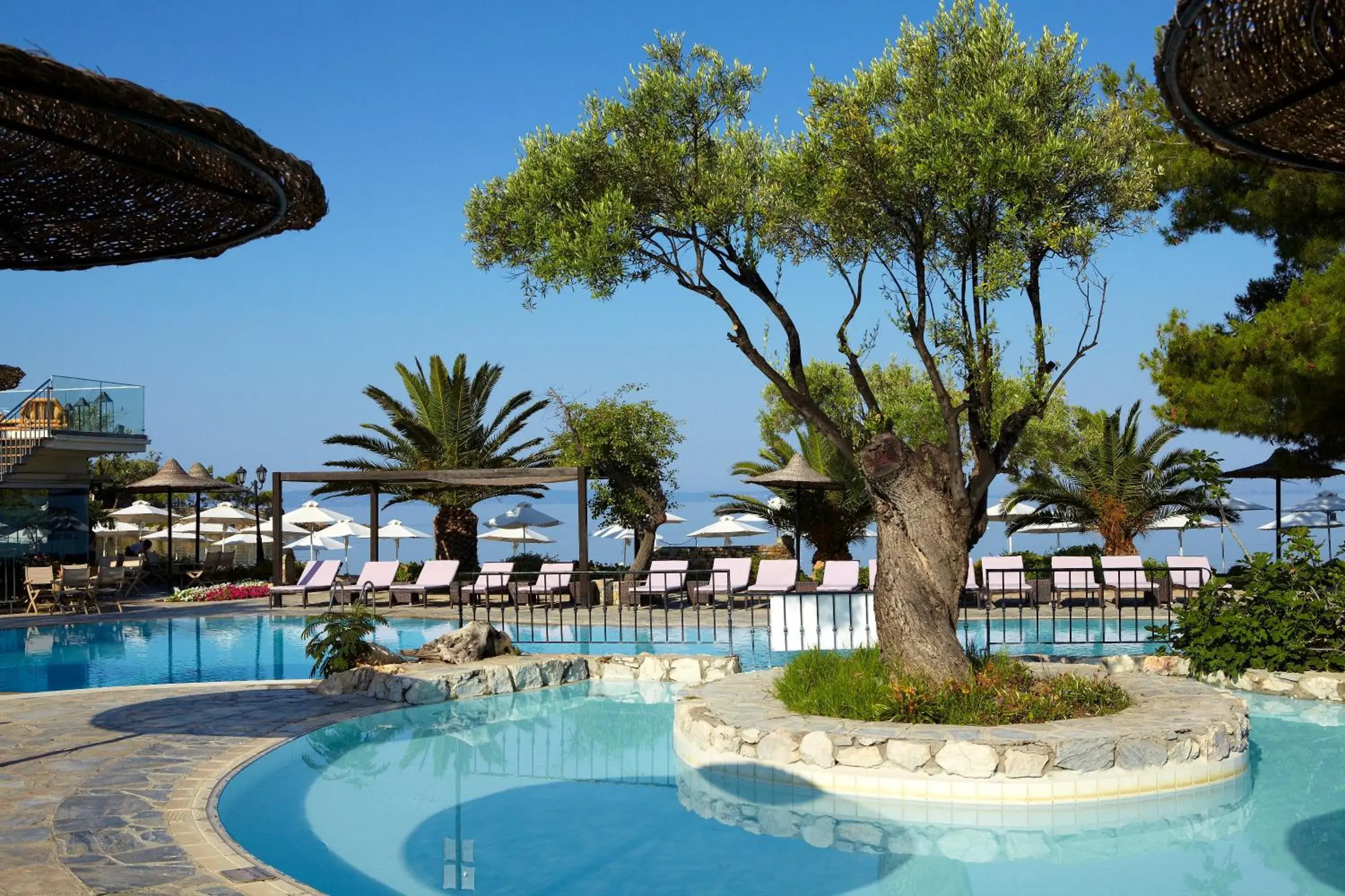 Swimming pool in Anthemus Sea Beach Hotel and Spa Swimming pool in Anthemus Sea Beach Hotel and Spa