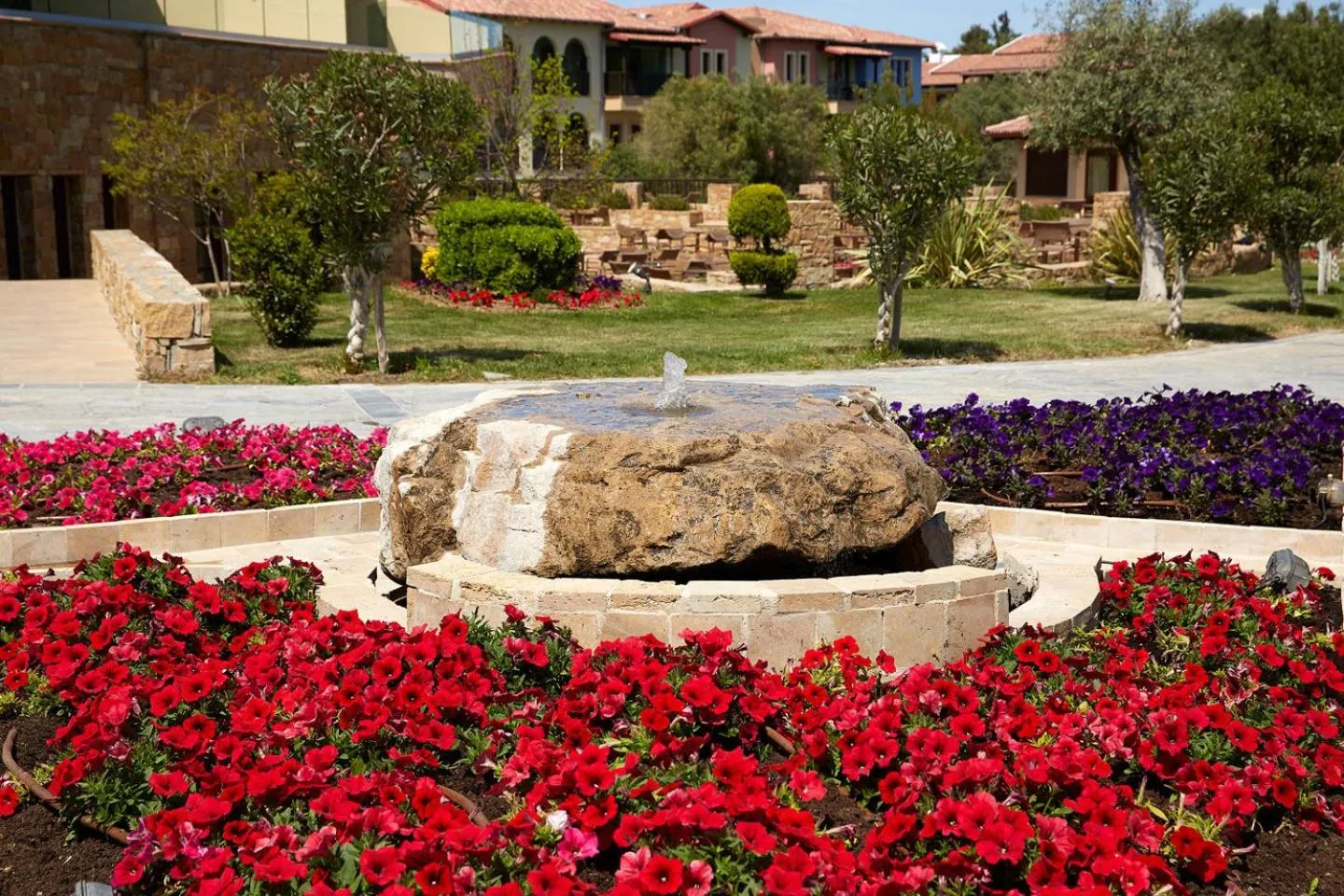 Garden in Anthemus Sea Beach Hotel and Spa