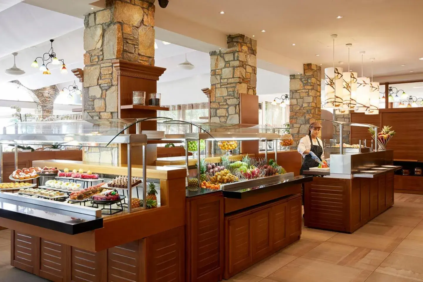 Breakfast in Anthemus Sea Beach Hotel and Spa Breakfast in Anthemus Sea Beach Hotel and Spa