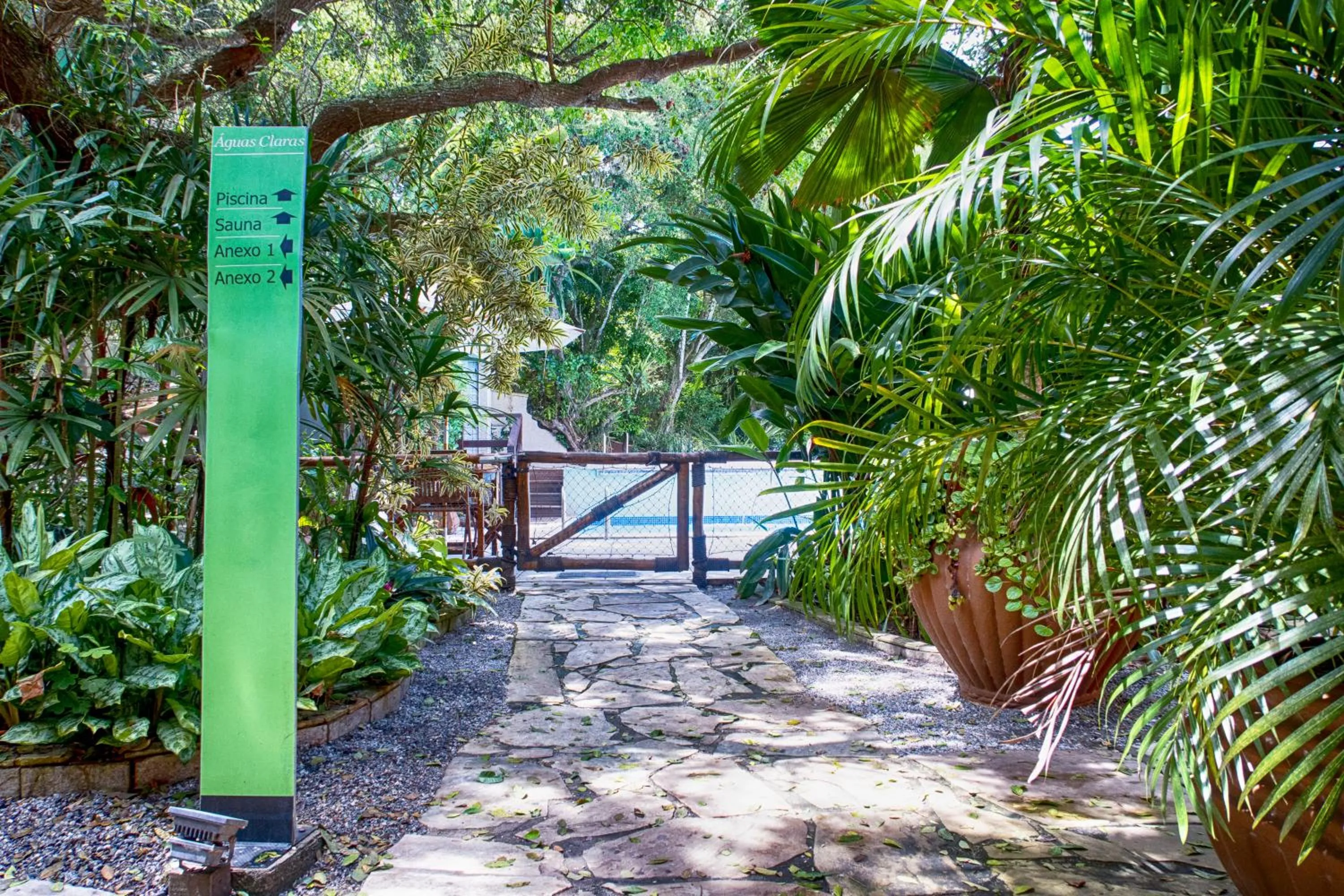 Garden in Pousada Aguas Claras