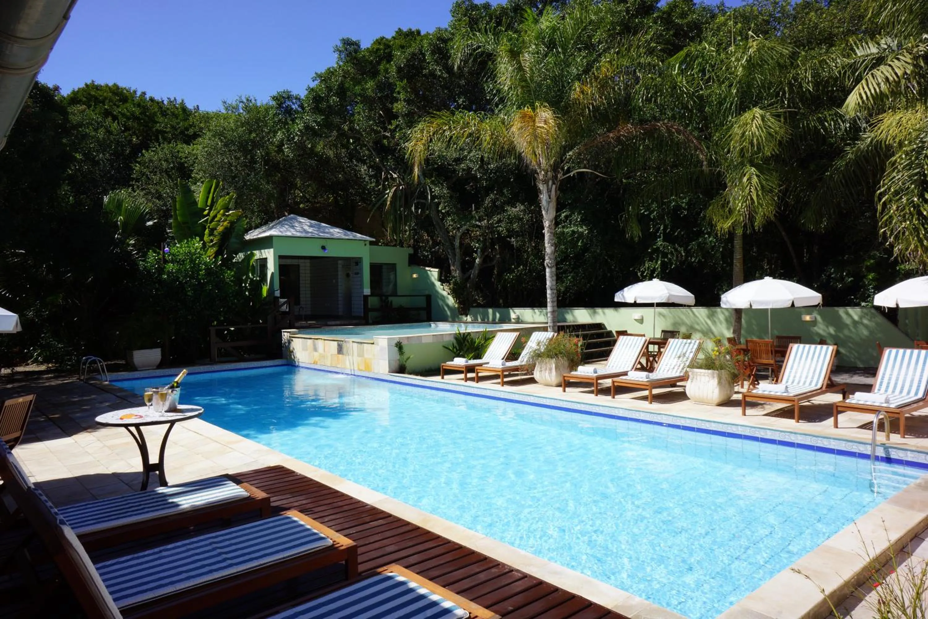 Swimming pool in Pousada Aguas Claras