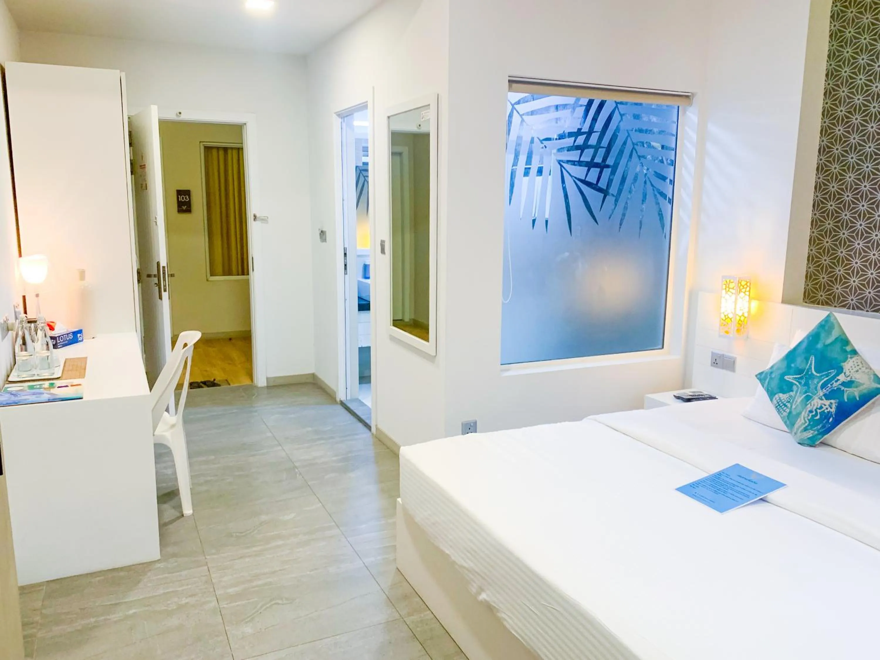 Photo of the whole room, Bed in Velana Beach Hotel Maldives