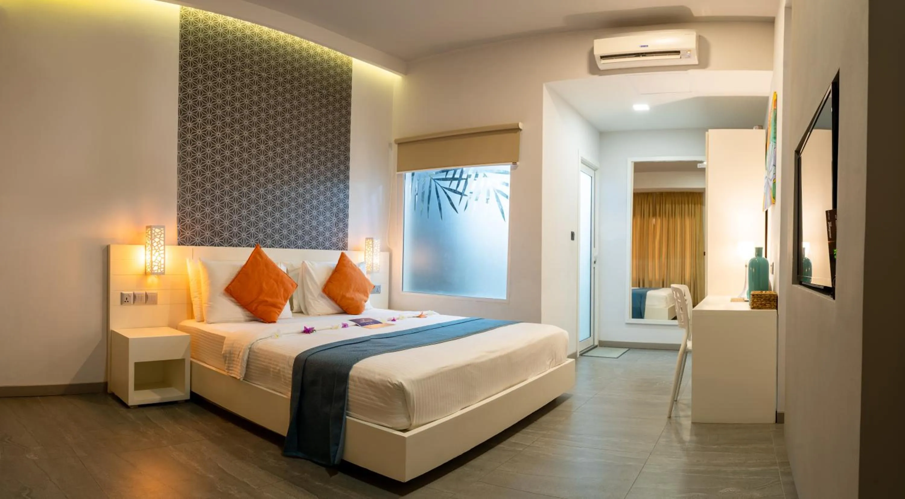Photo of the whole room, Bed in Velana Beach Hotel Maldives