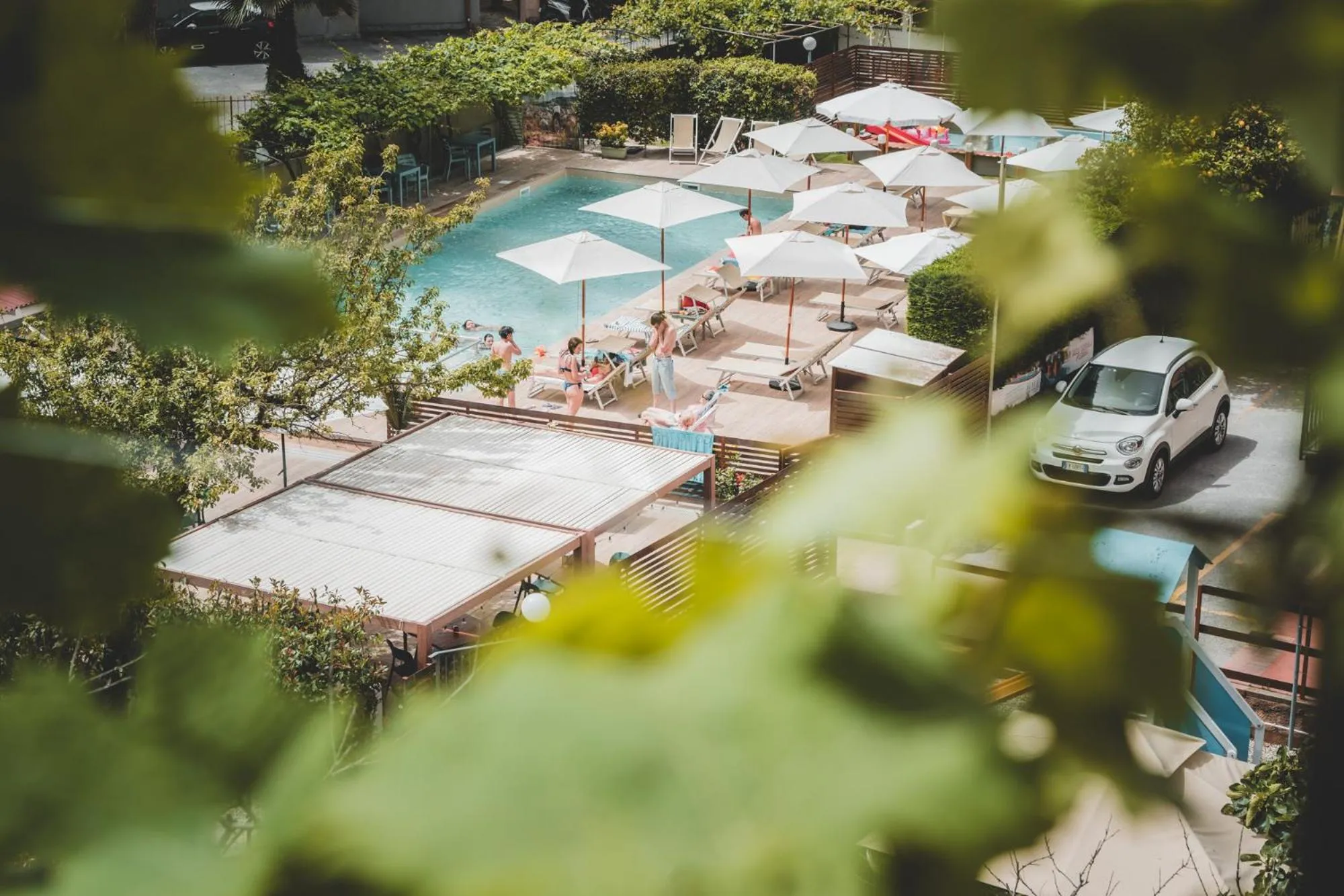 Pool view in Residence Holidays