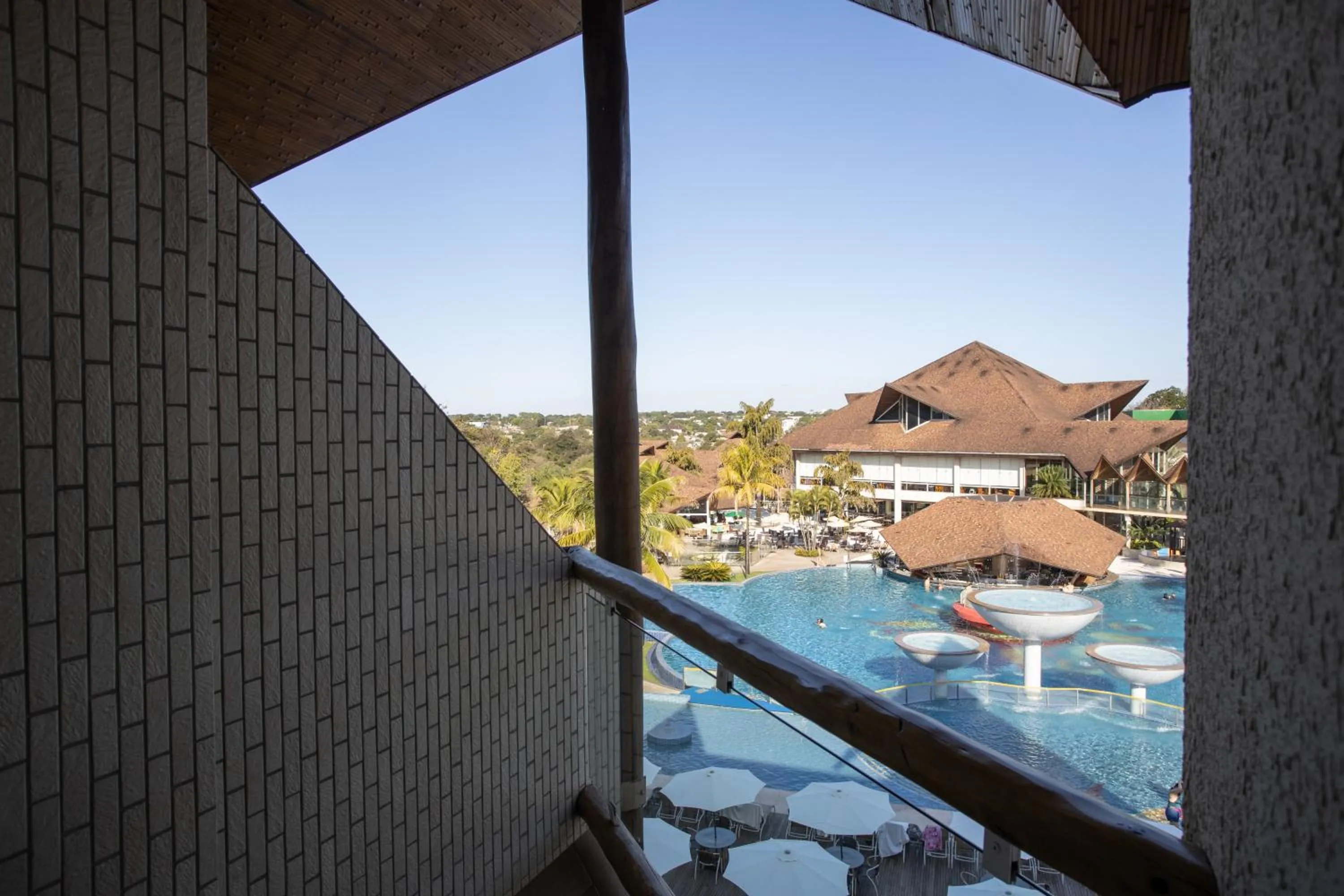 Balcony/Terrace in Recanto Cataratas - Thermas, Resort e Convention