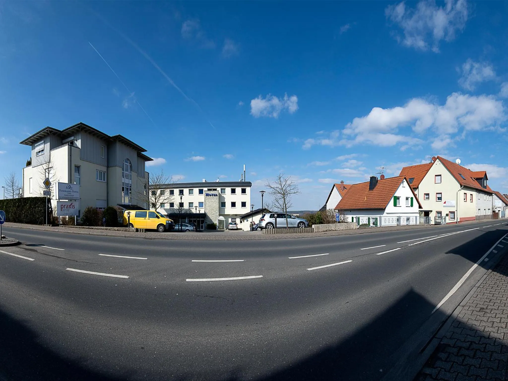 Facade/entrance in Panorama Hotel