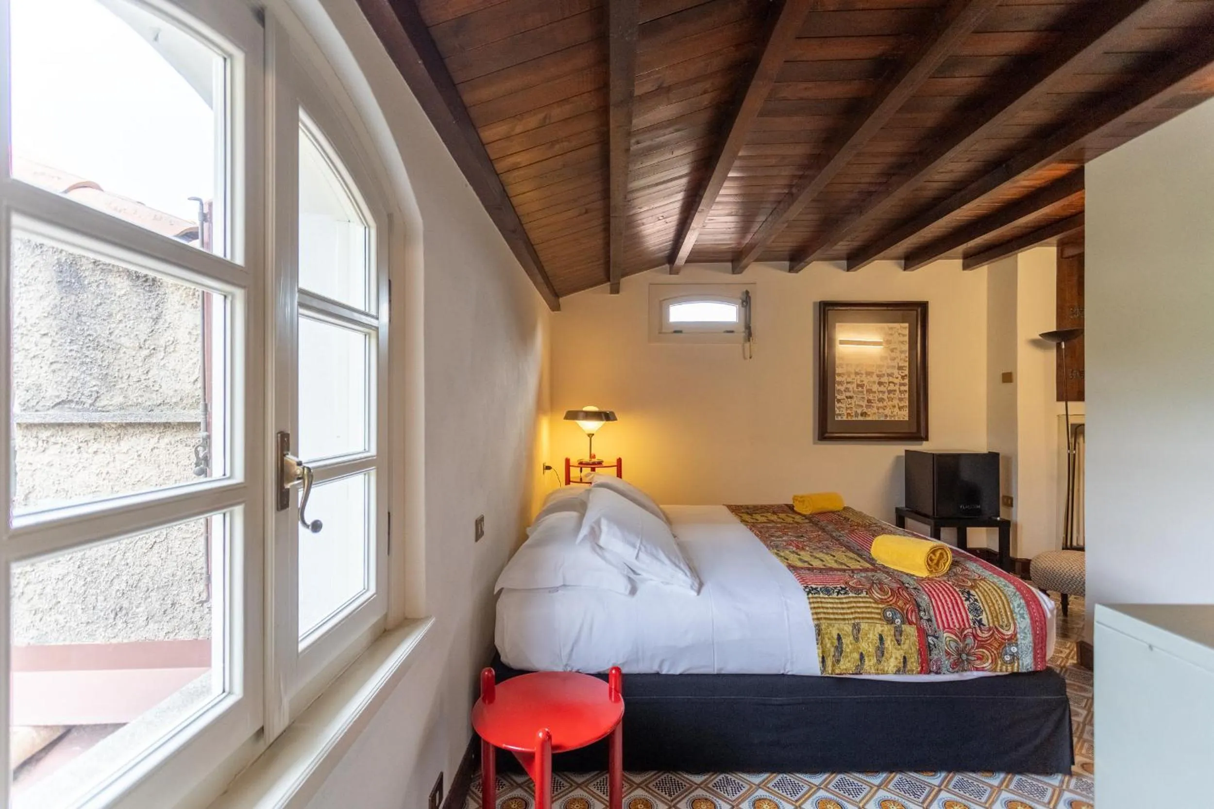 Bedroom, Bed in Ronco Dell'Abate - Lake Como Relais B&B