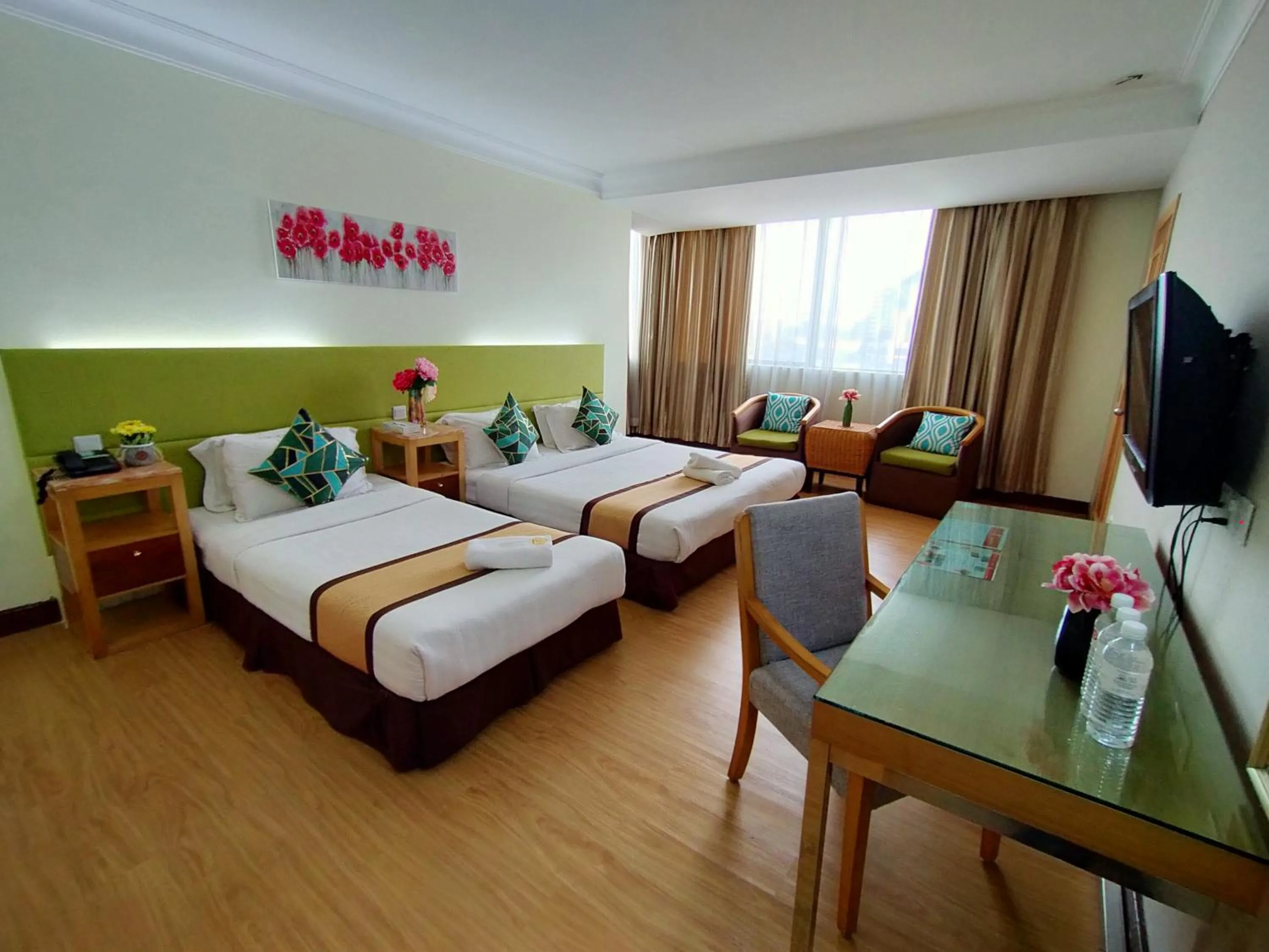 Bed in Tang Dynasty Hotel