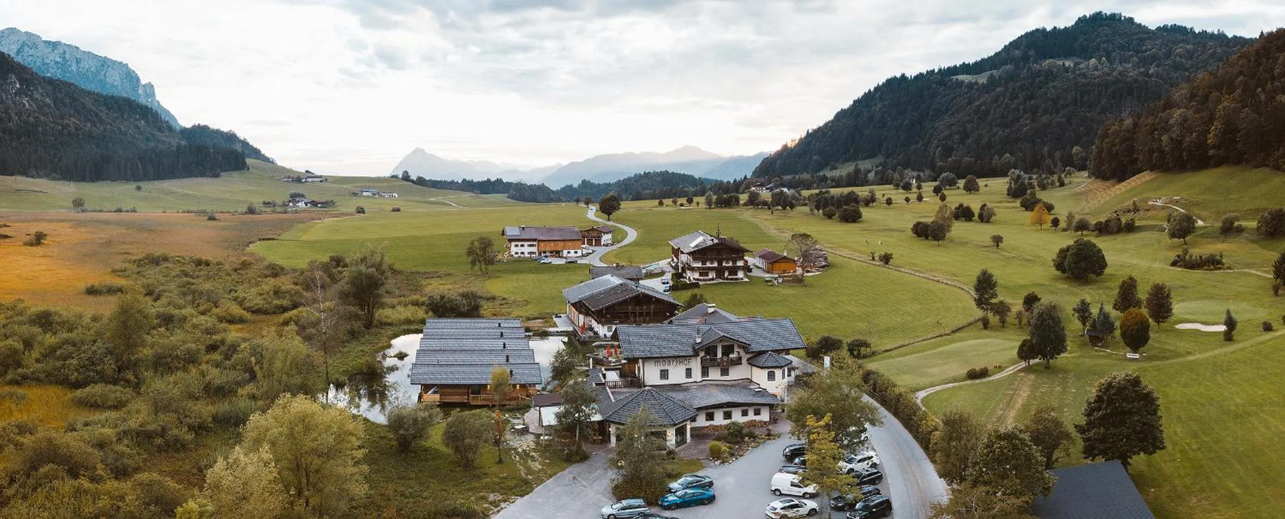 Bird's eye view in Golf- und Sporthotel Moarhof