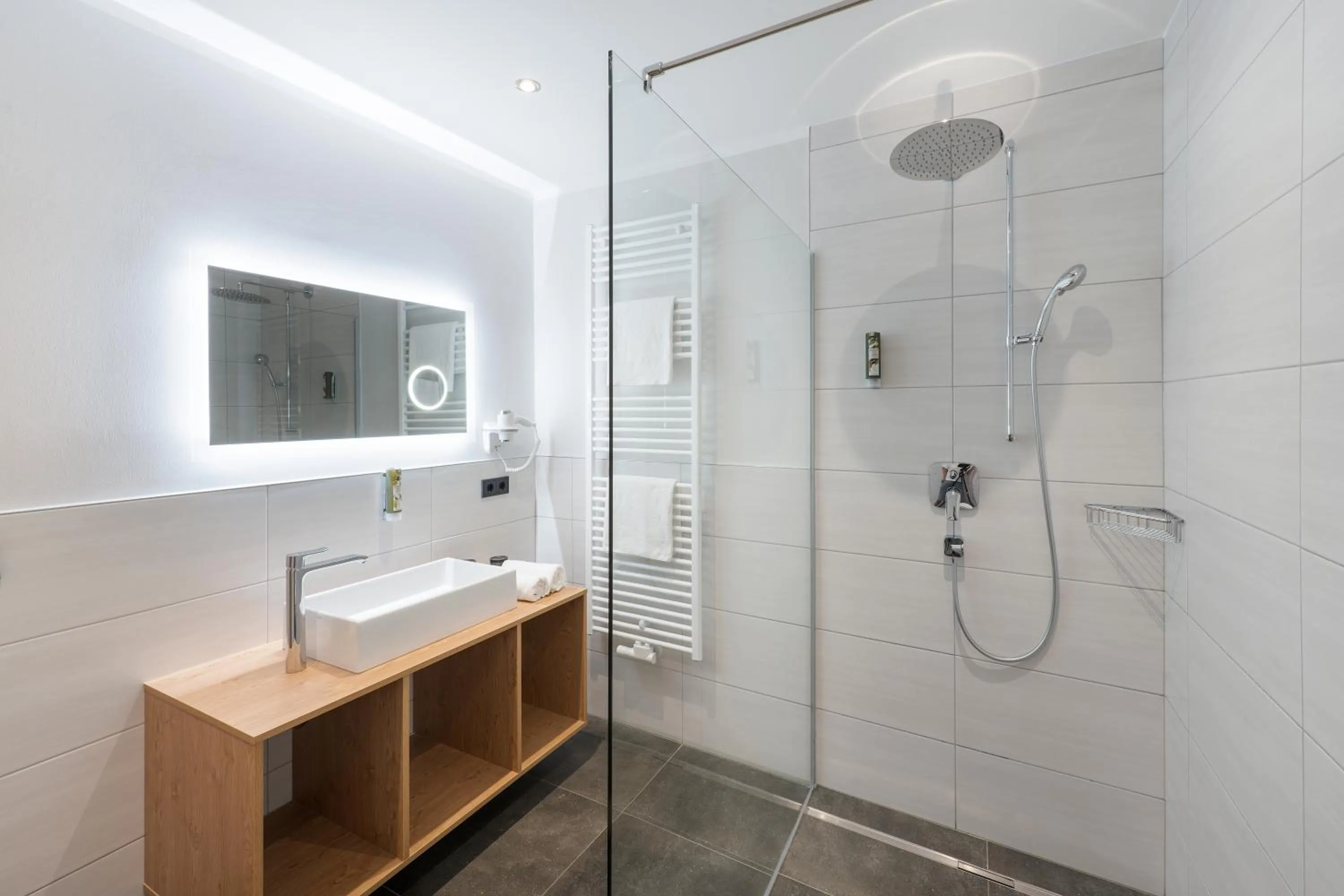 Bathroom in Golf- und Sporthotel Moarhof