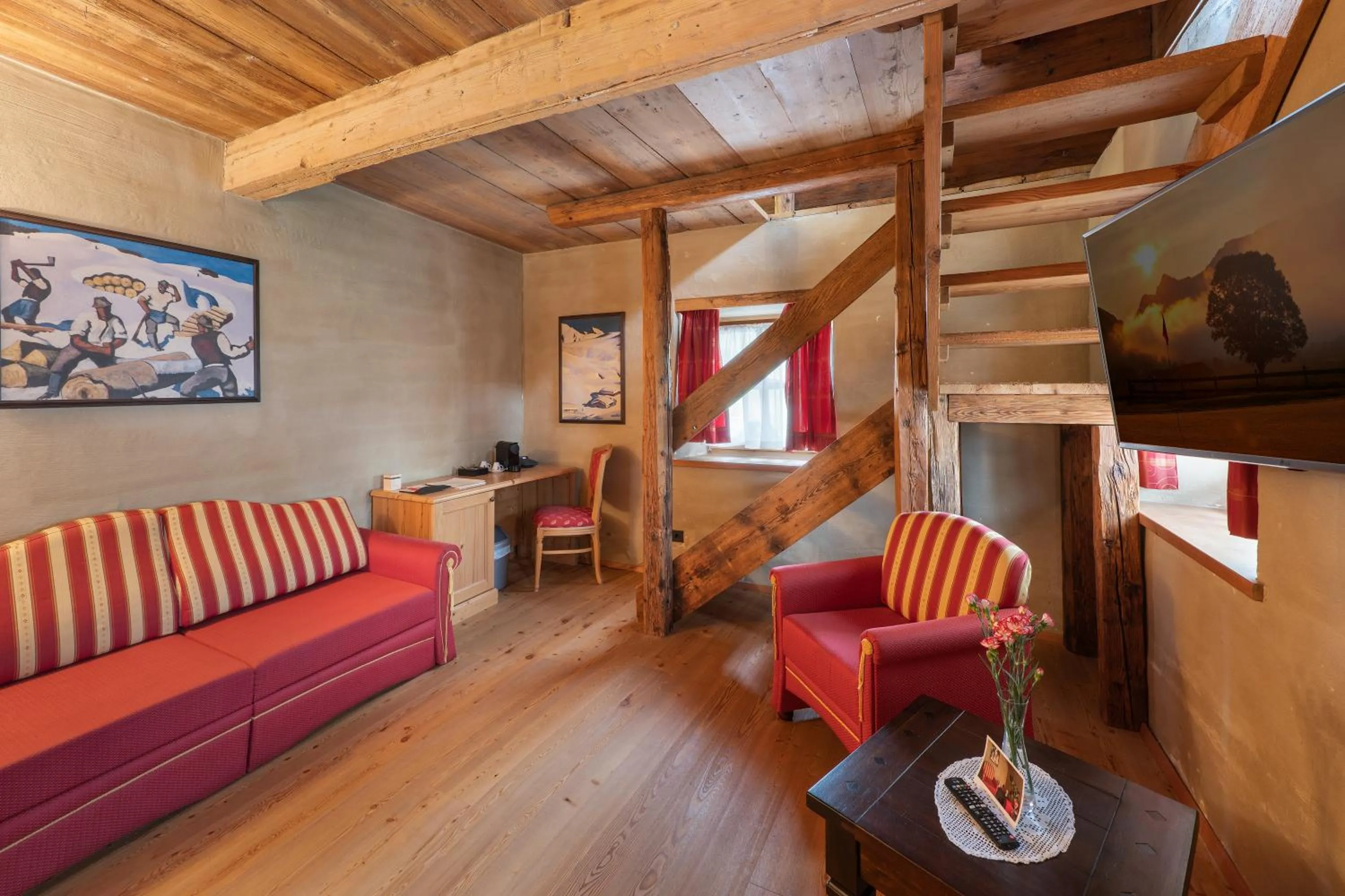 Seating area in Golf- und Sporthotel Moarhof