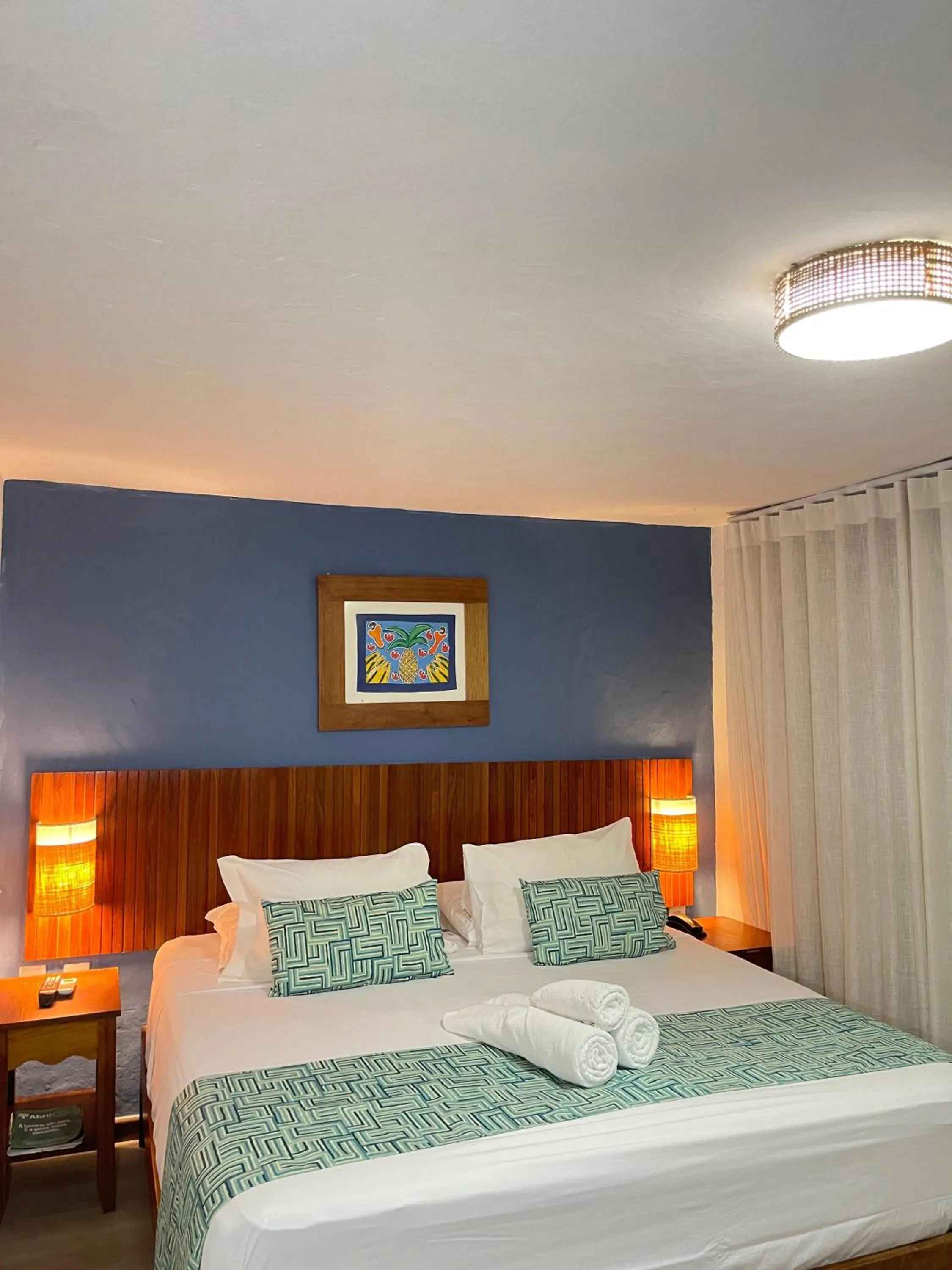 Bed in Sobrado da Vila Hotel