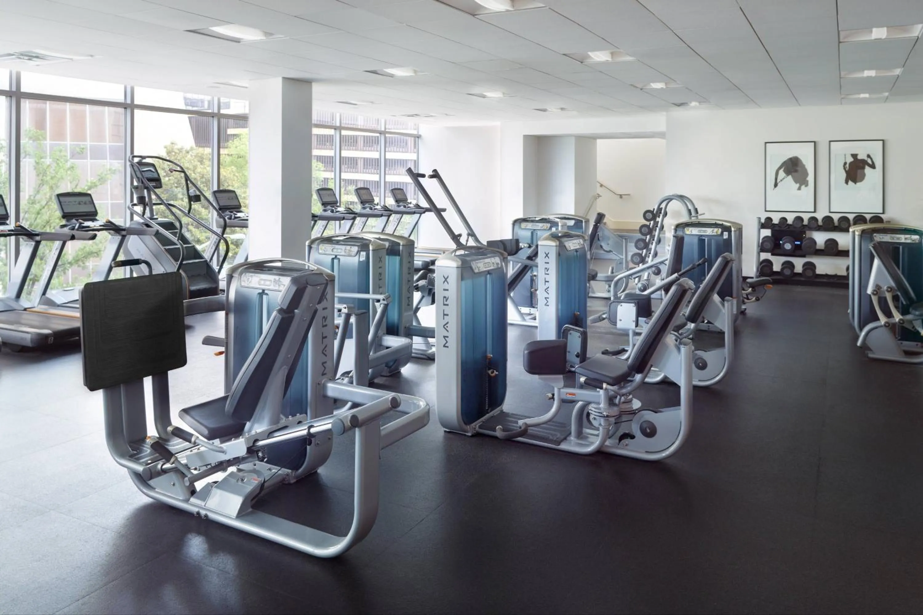 Fitness centre/facilities in Atlanta Marriott Marquis