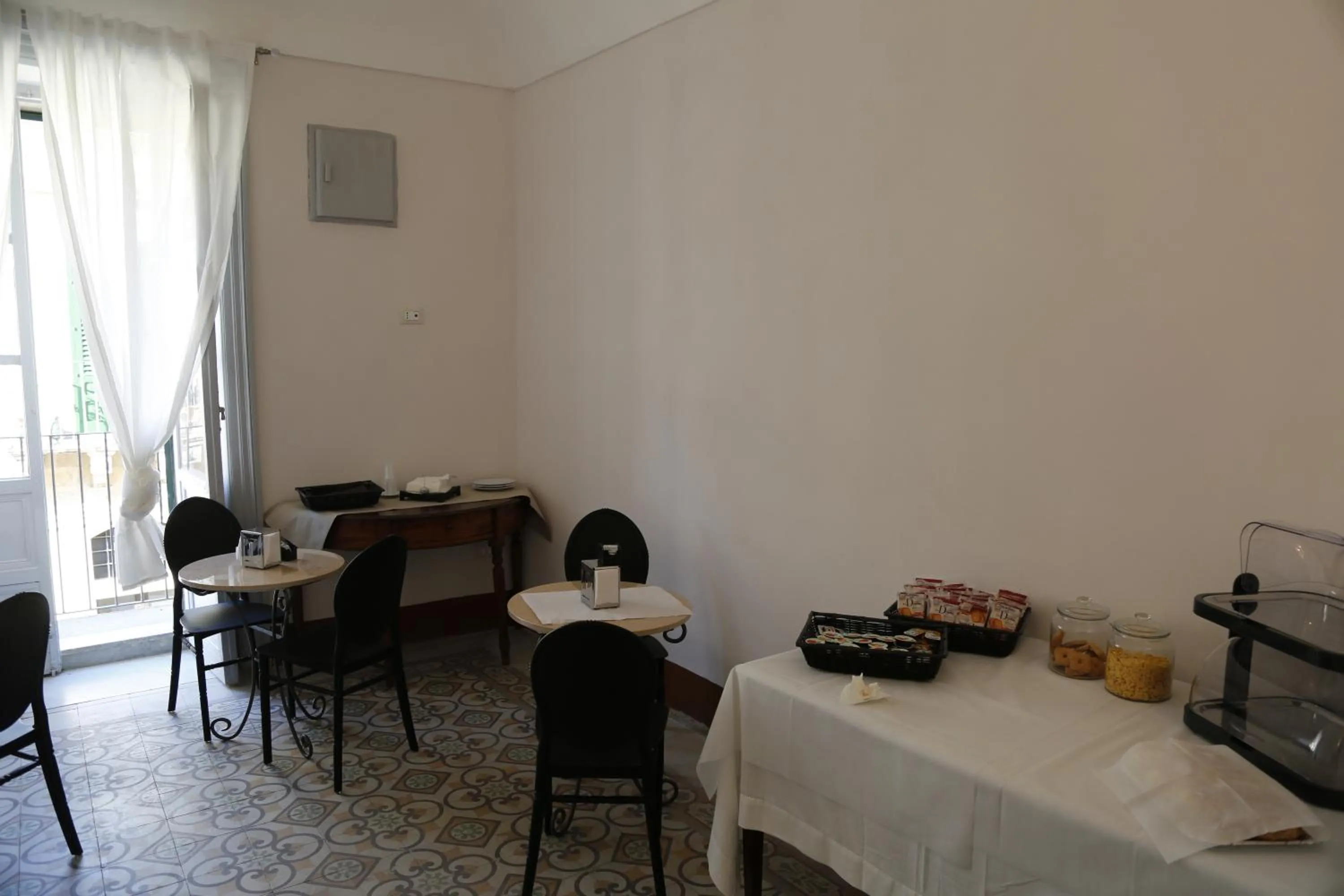 Dining area in Sveva rooms