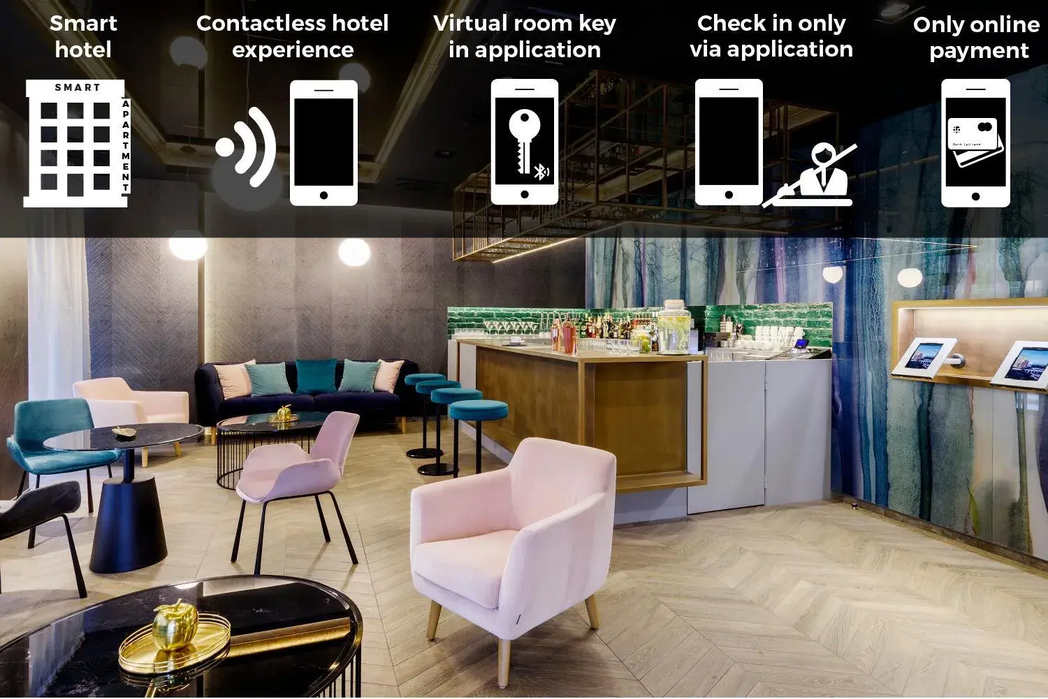Lounge or bar in KViHotel Budapest - the smart hotel Lounge or bar in KViHotel Budapest - the smart hotel