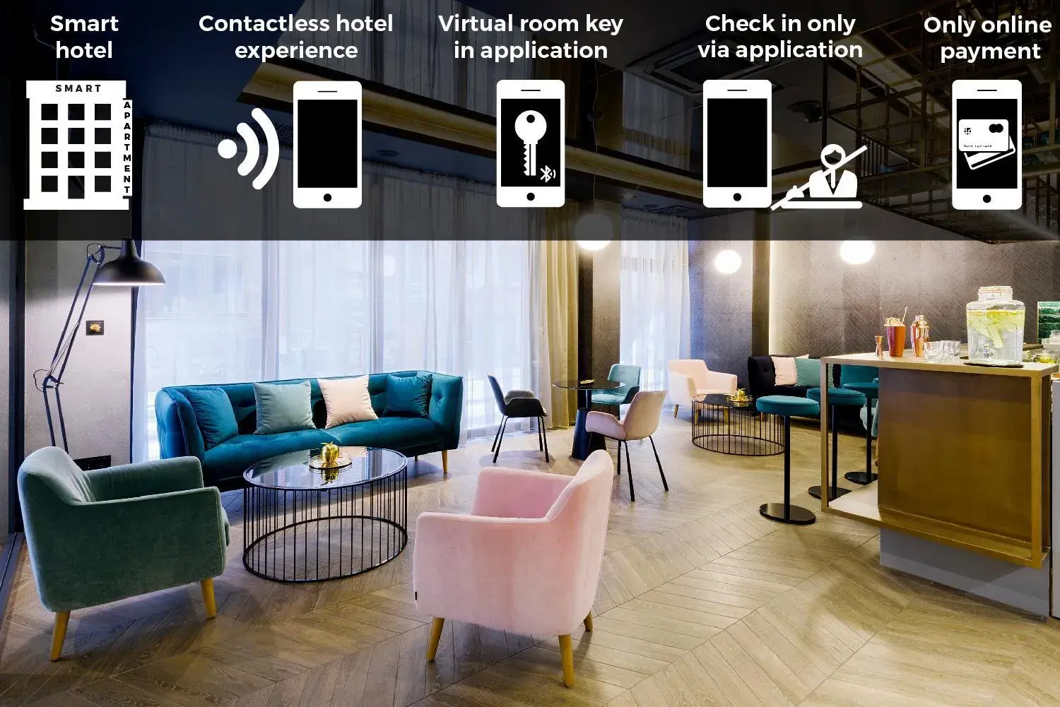 Lounge or bar in KViHotel Budapest - the smart hotel Lounge or bar in KViHotel Budapest - the smart hotel