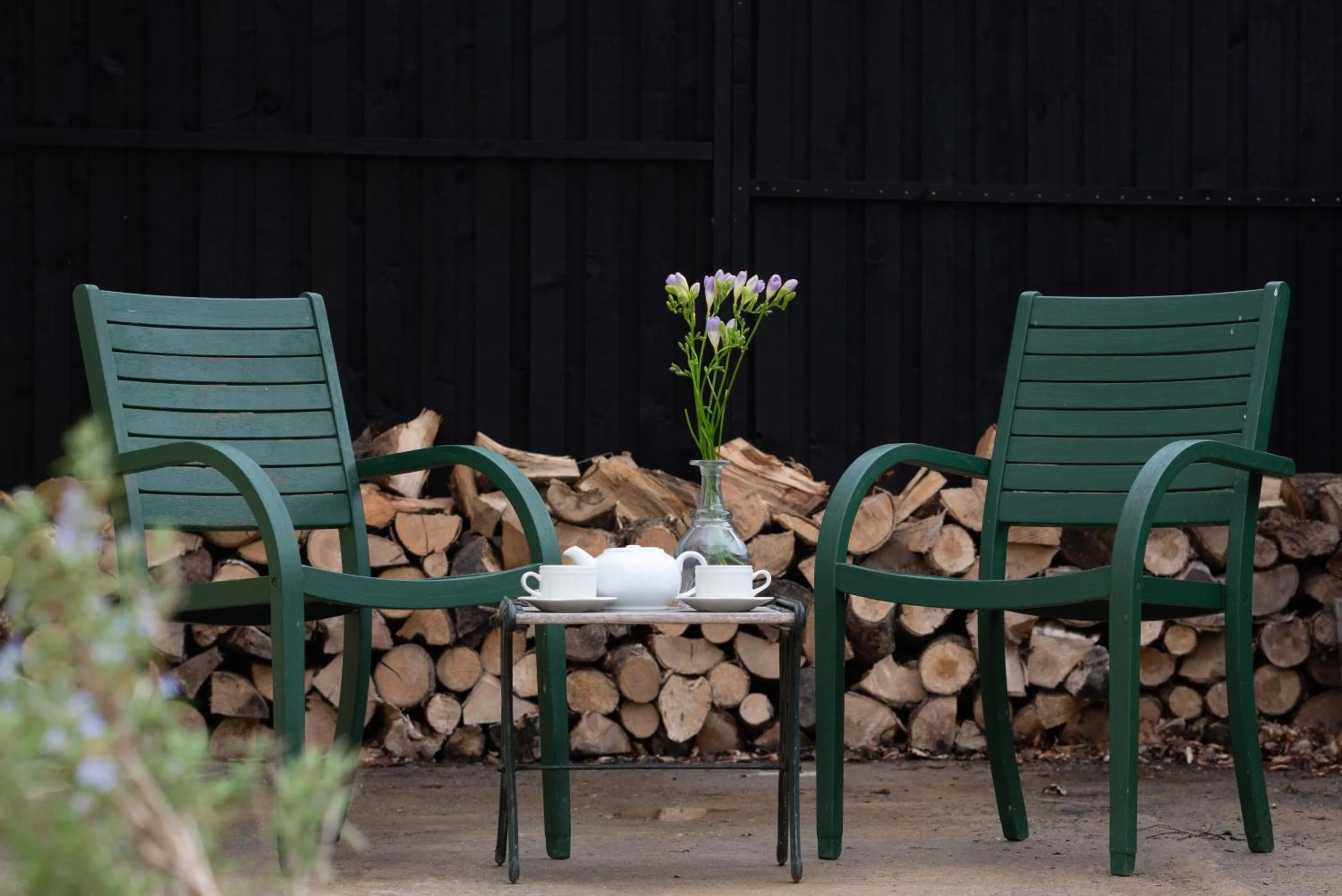 Patio in Ty Mawr Country Hotel & Restaurant