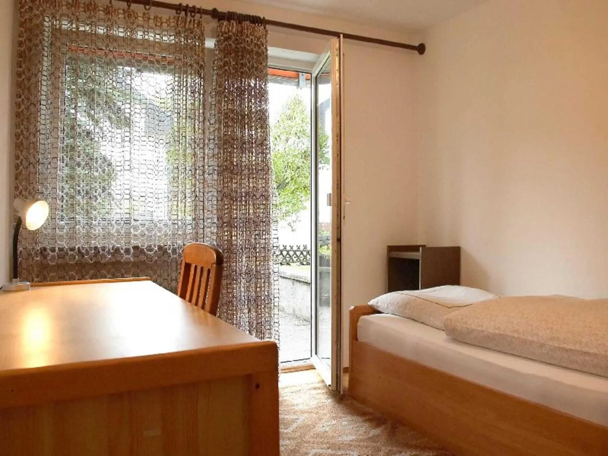 Bed in Ferienwohnung Bertsche