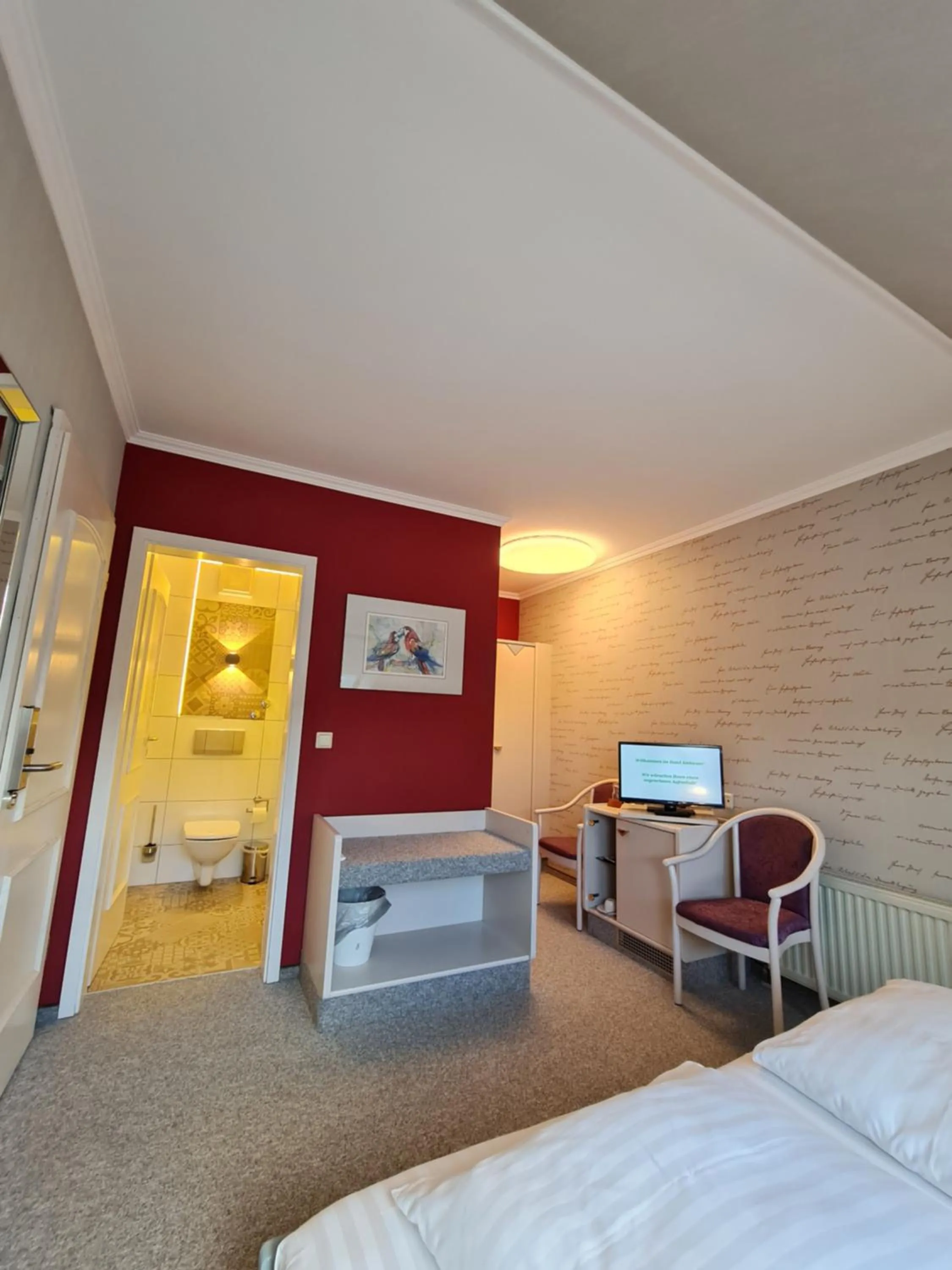 Bed in Ambiente Hotel garni