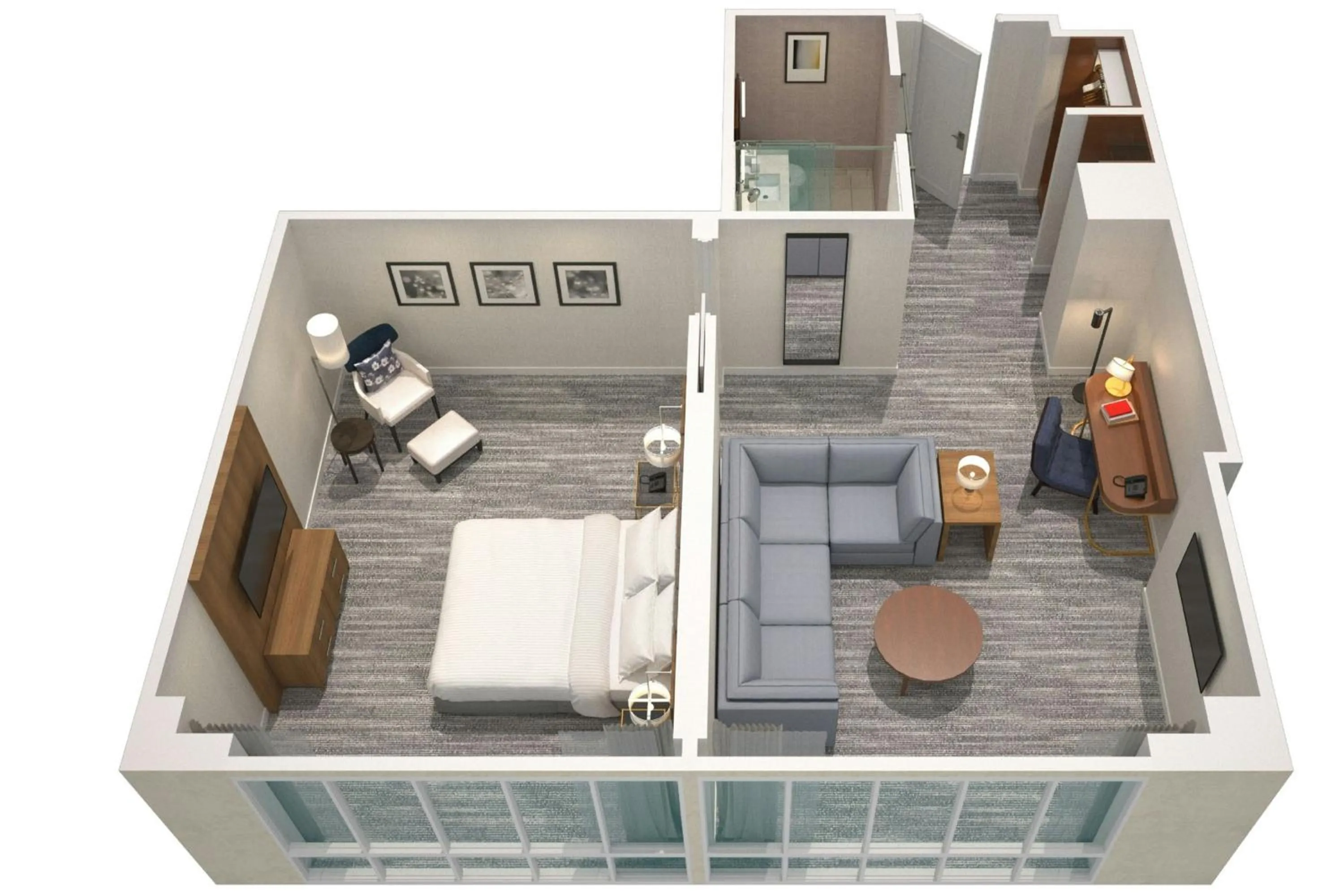 Bedroom in Boston Marriott Long Wharf