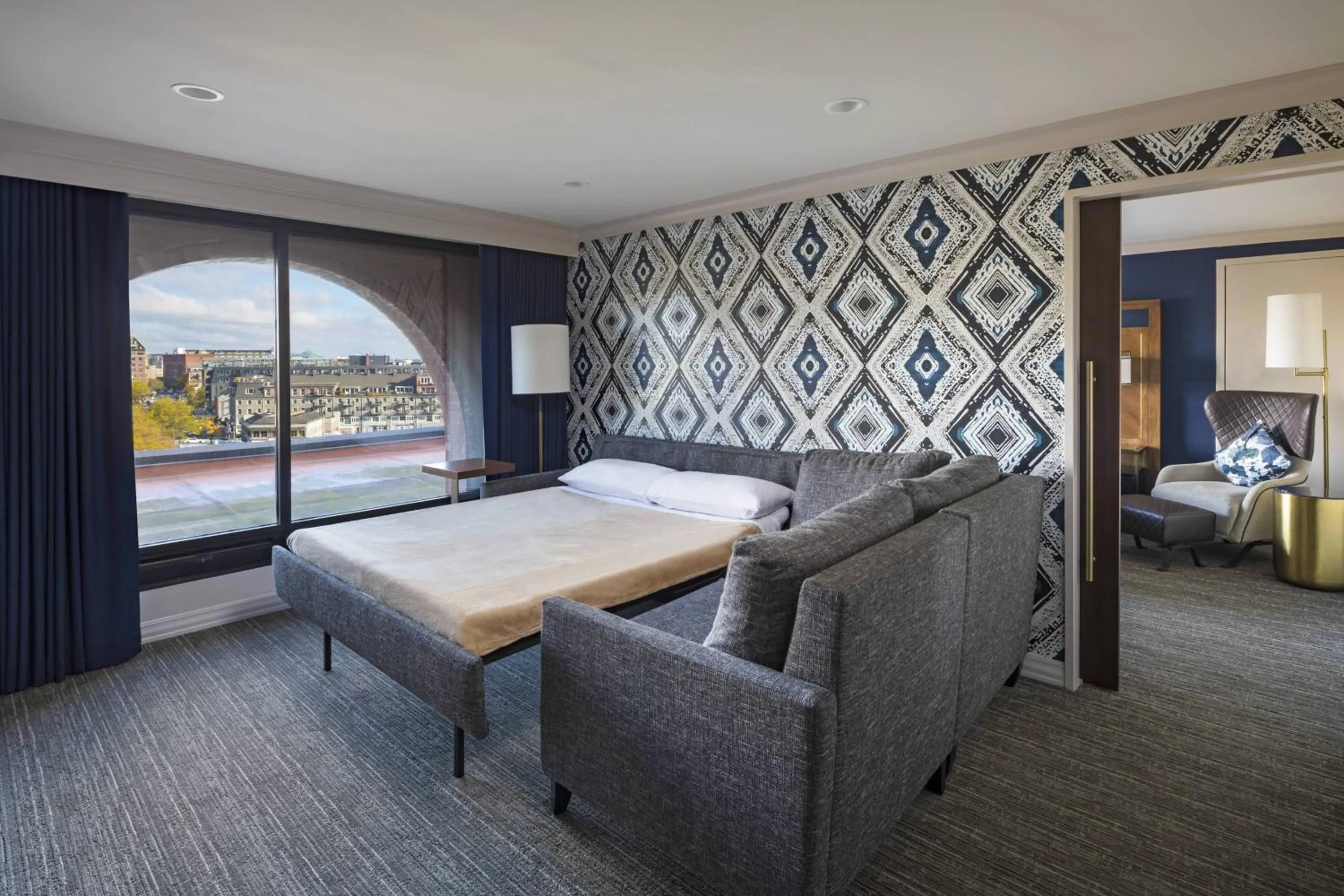 Bedroom, Bed in Boston Marriott Long Wharf