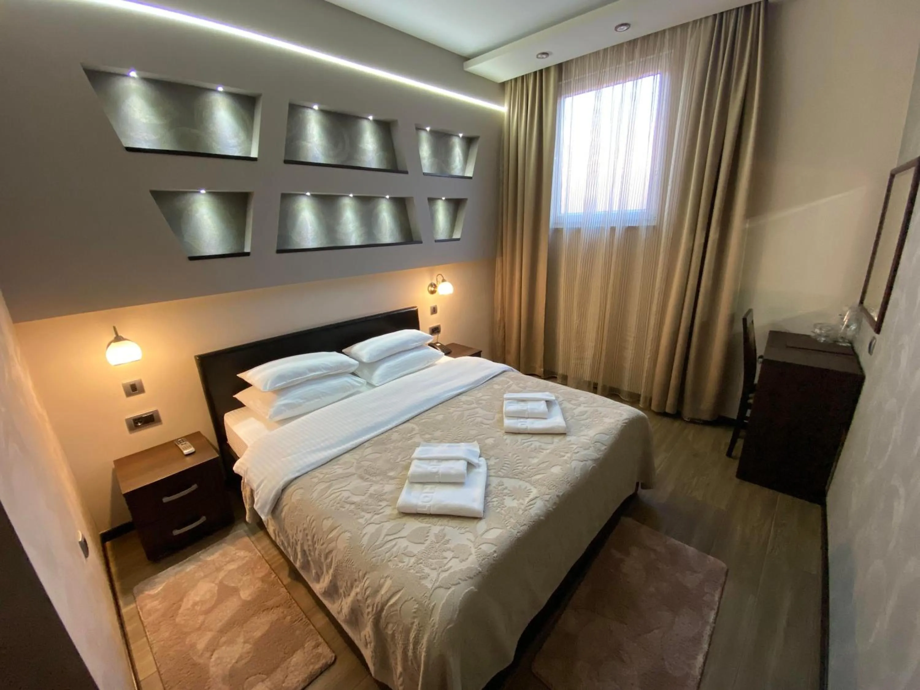 Bedroom, Bed in Hotel Morava - Šabac