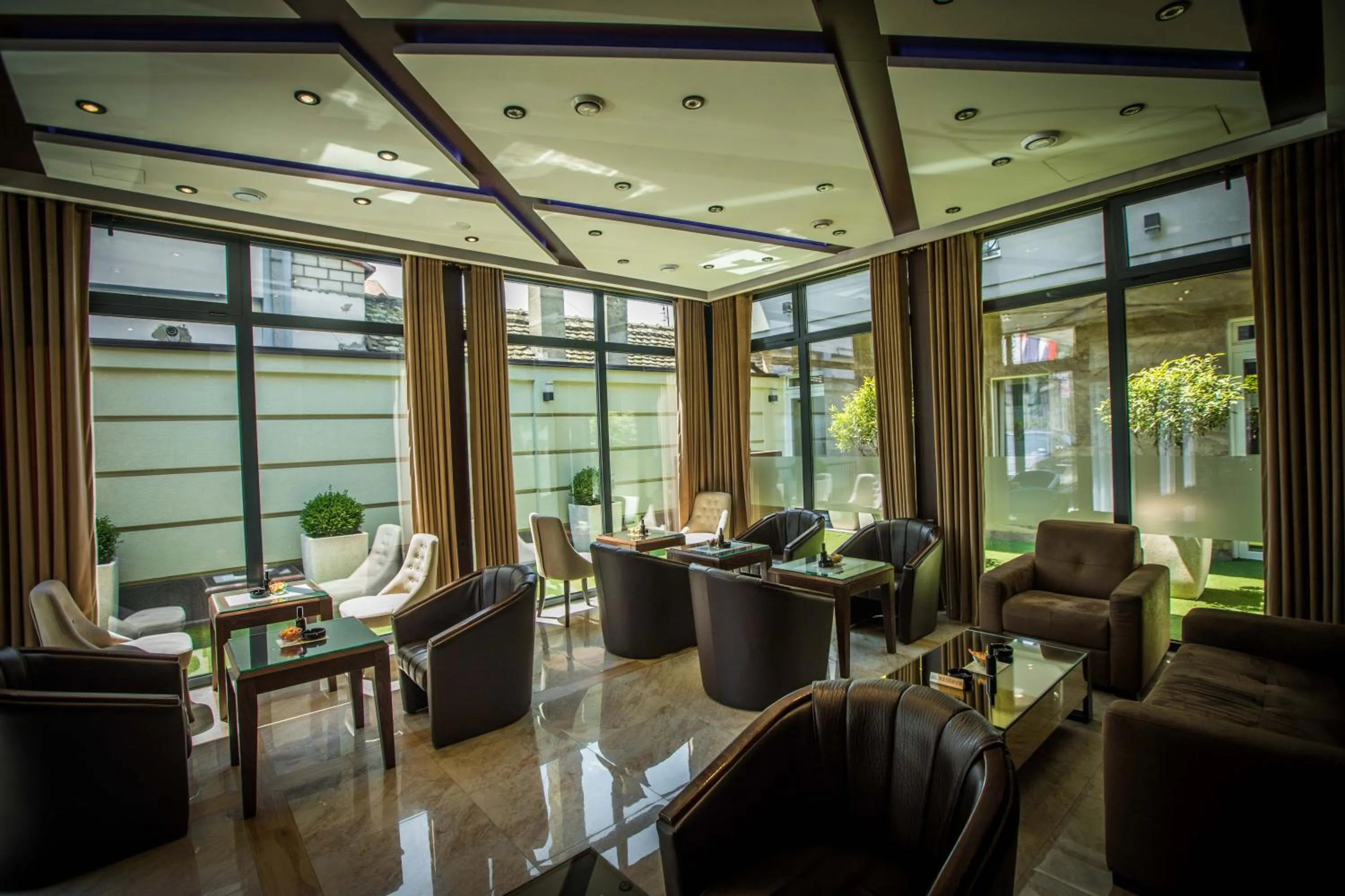 Living room in Hotel Morava - Šabac
