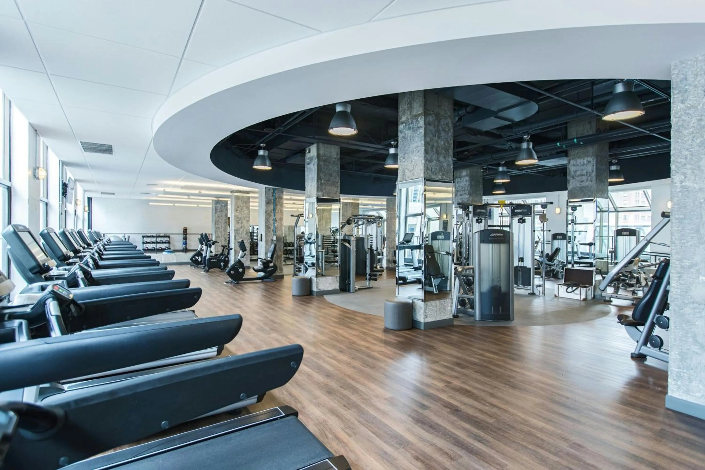 Fitness centre/facilities in Chicago Marriott Downtown Magnificent Mile