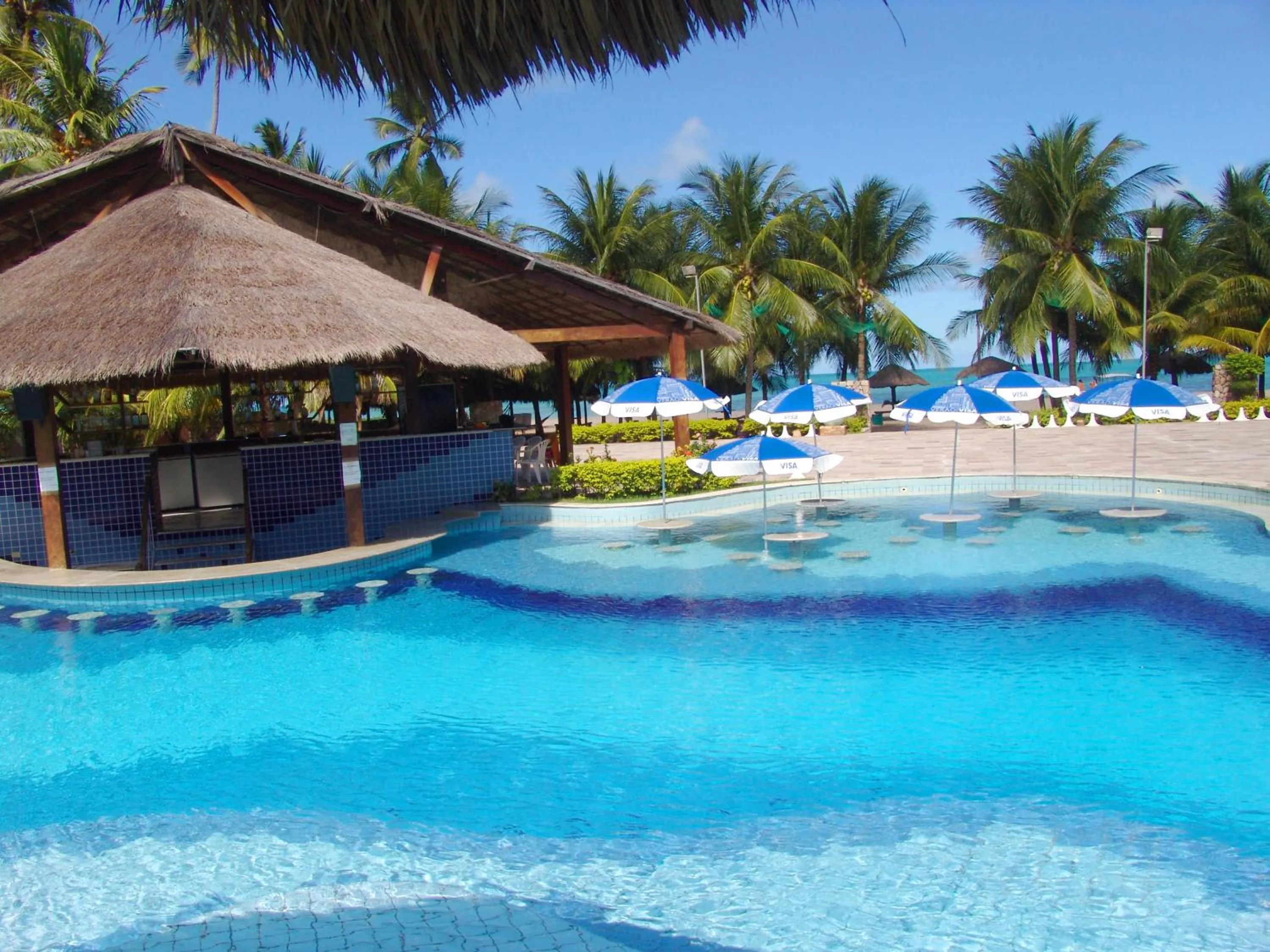 Swimming pool in Praia Dourada Resort Maragogi