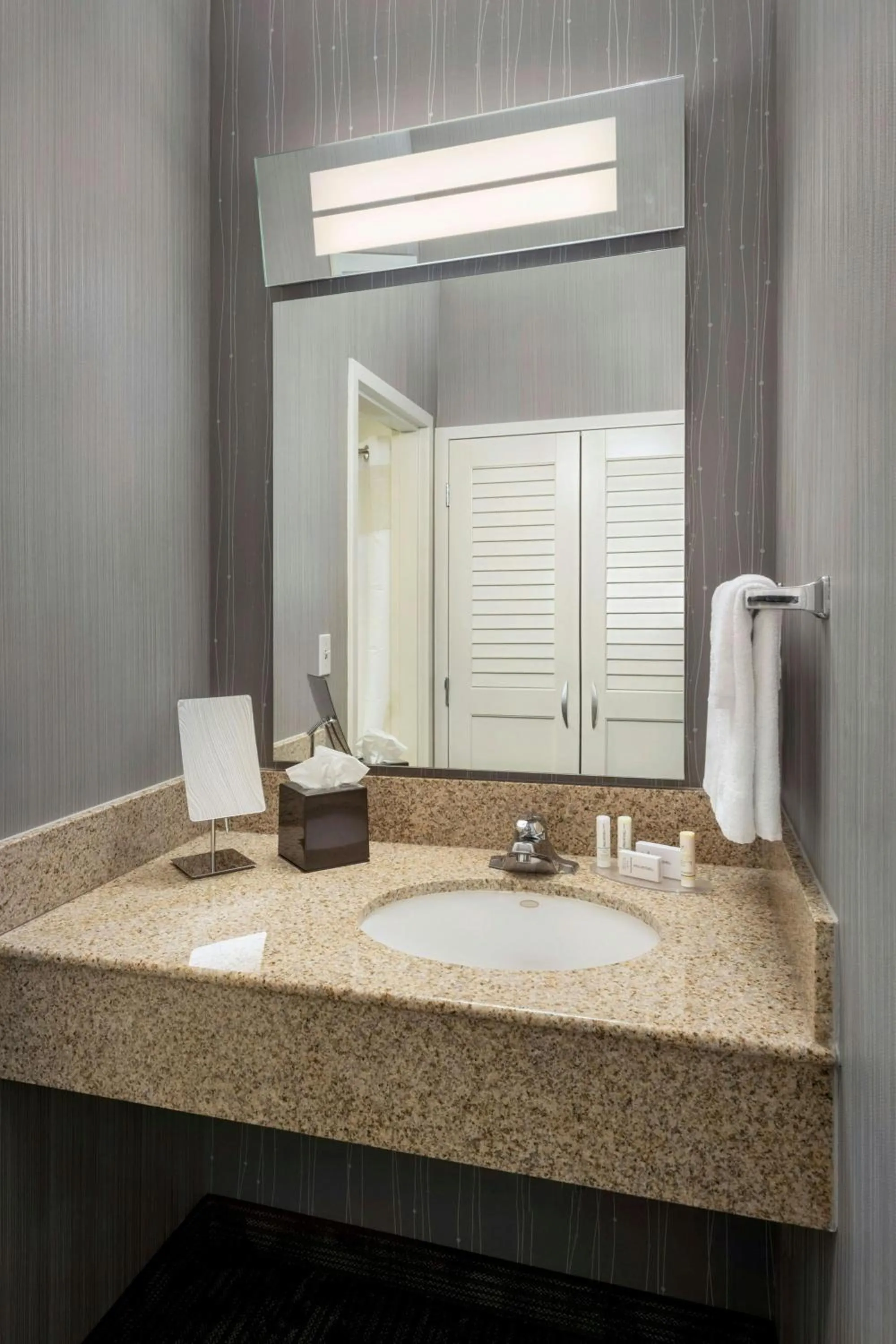 Bathroom in Courtyard Newark Liberty International Airport