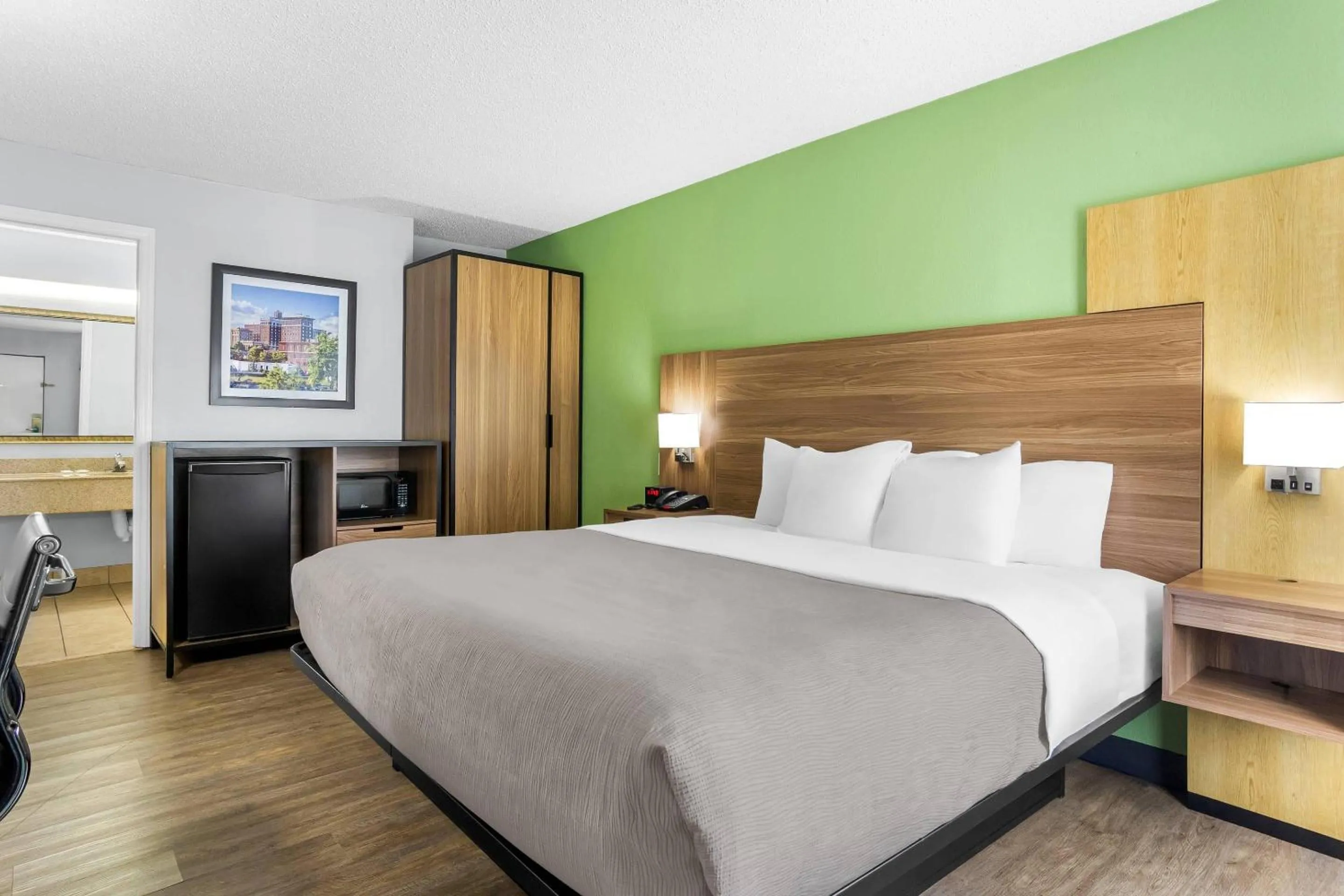 Bedroom, Bed in Quality Inn & Suites Greenville - Haywood Mall