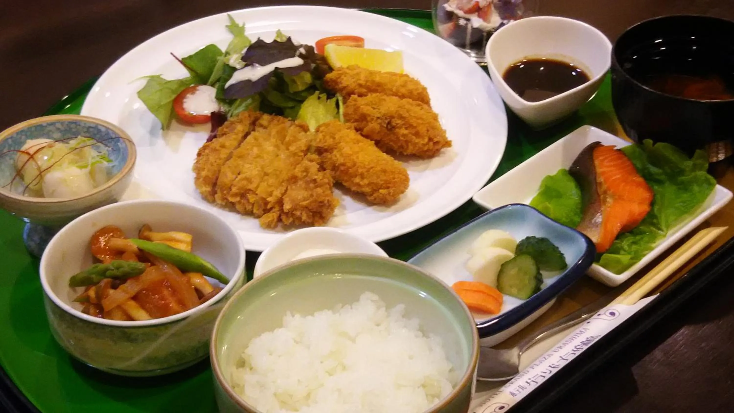 Dinner in Hotel Grand Plaza Urashima