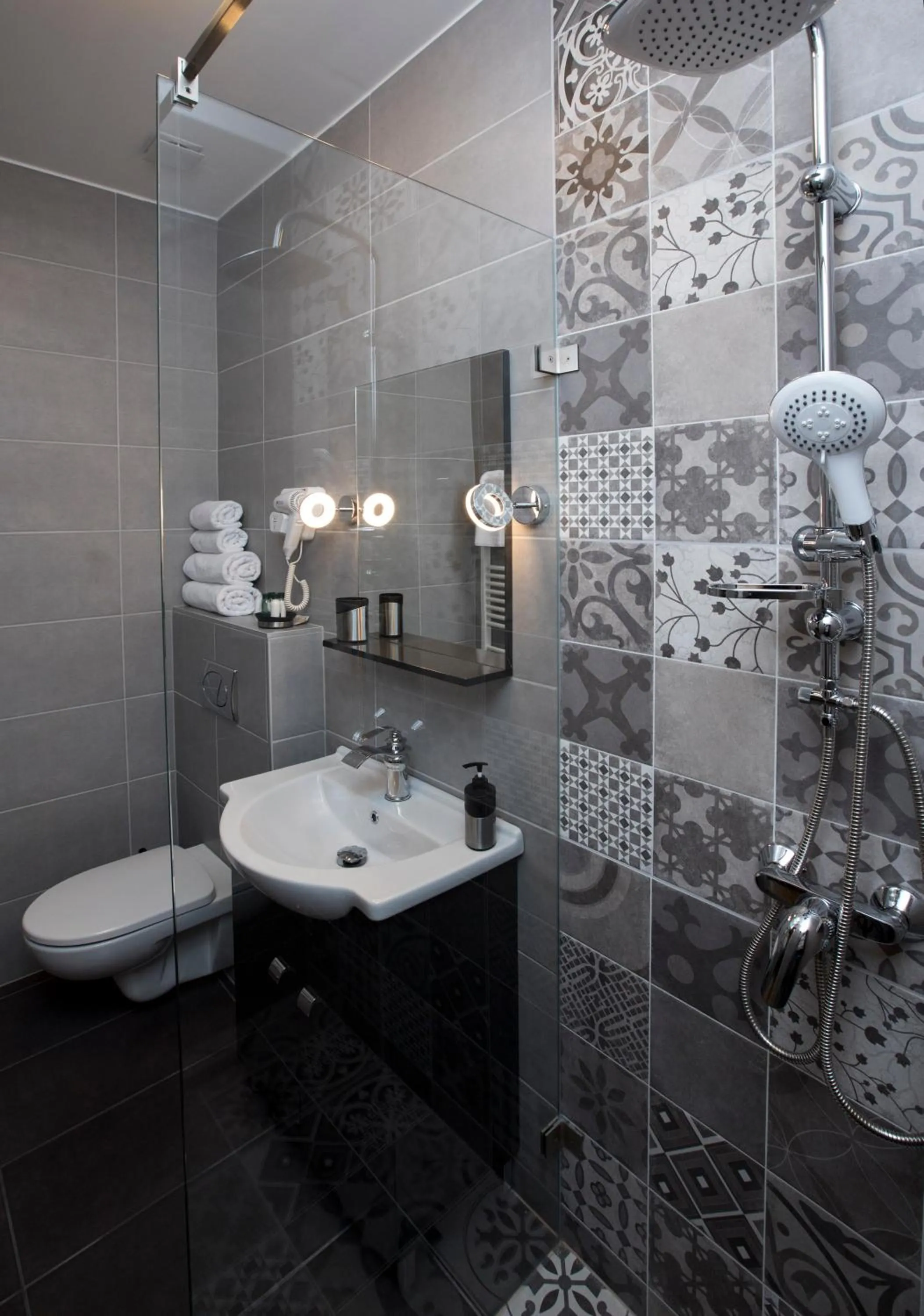 Bathroom in City Center Stúdió Apartmanok