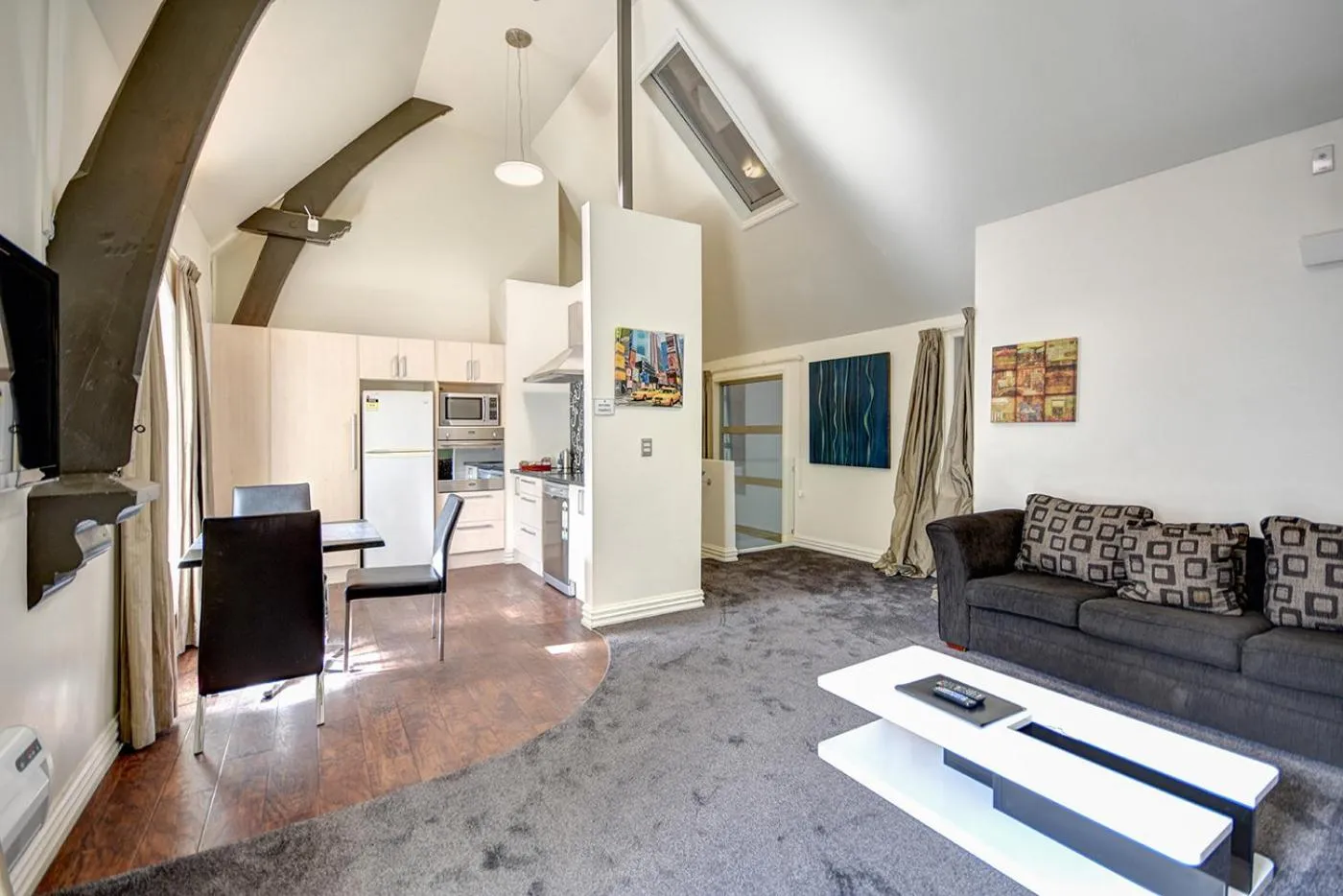 Living room in Chapel Apartments